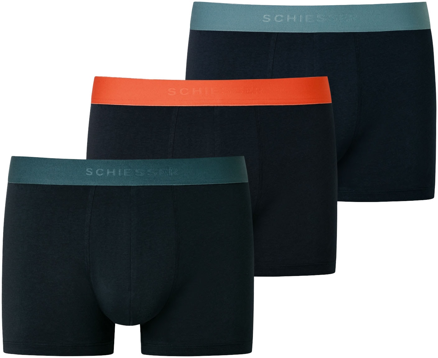 Boxershorts »"95/5"«, (3er-Pack), mit farblich abgesetztem, sportlichem Logo-Webgummibund