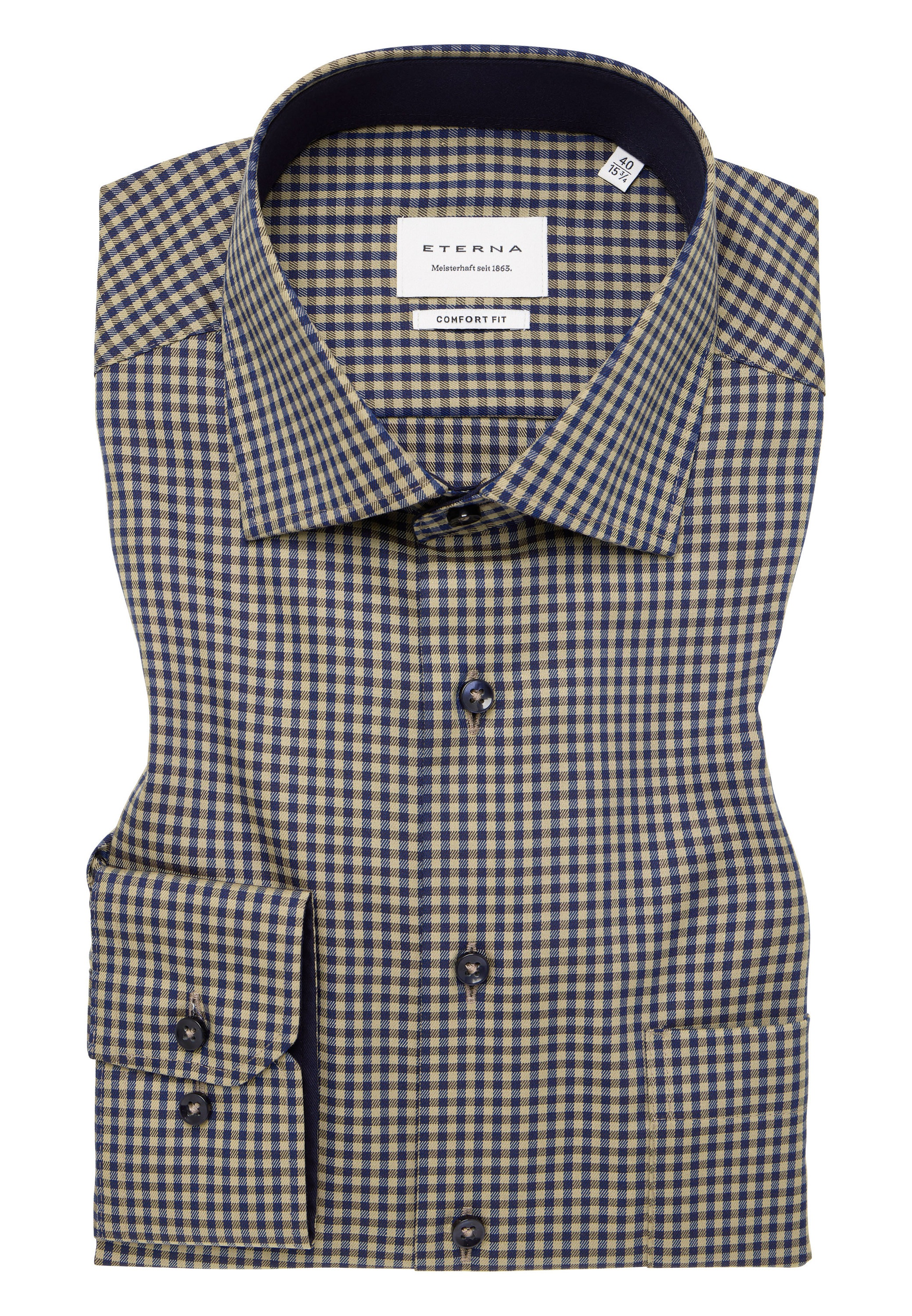 Eterna Langarmhemd »COMFORT FIT«, NON IRON (bügelfrei)