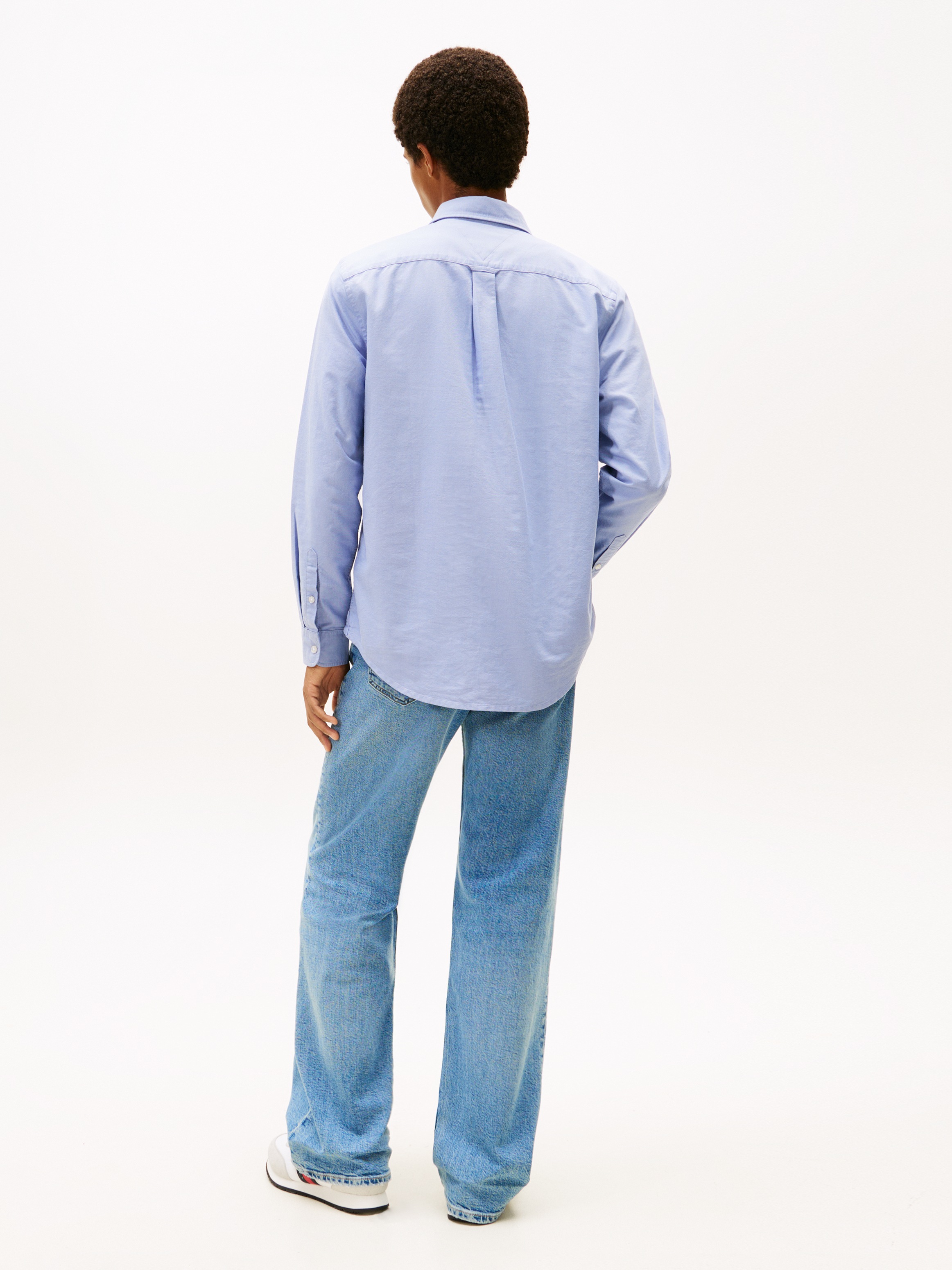 Tommy Jeans Langarmhemd »TJM OXFORD« regular fit, Button-down-Kragen, basic