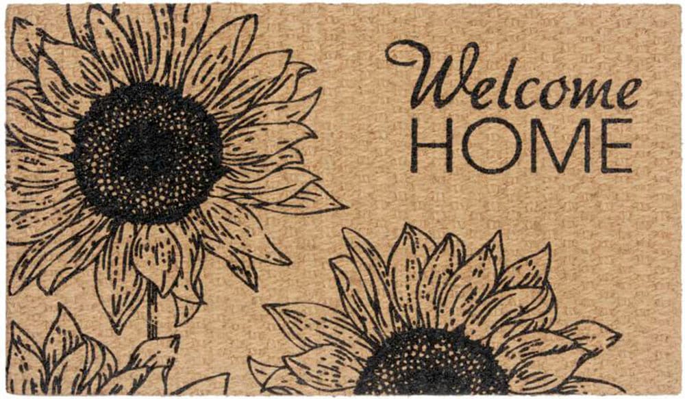 HANSE Home Fußmatte Flower Home«, »Kokos Welcome Shop Innen, Flur Schmutzfangmatte, Kokosmatte, Braided Rutschfest, rechteckig, Kokos, OTTO Online im Outdoor