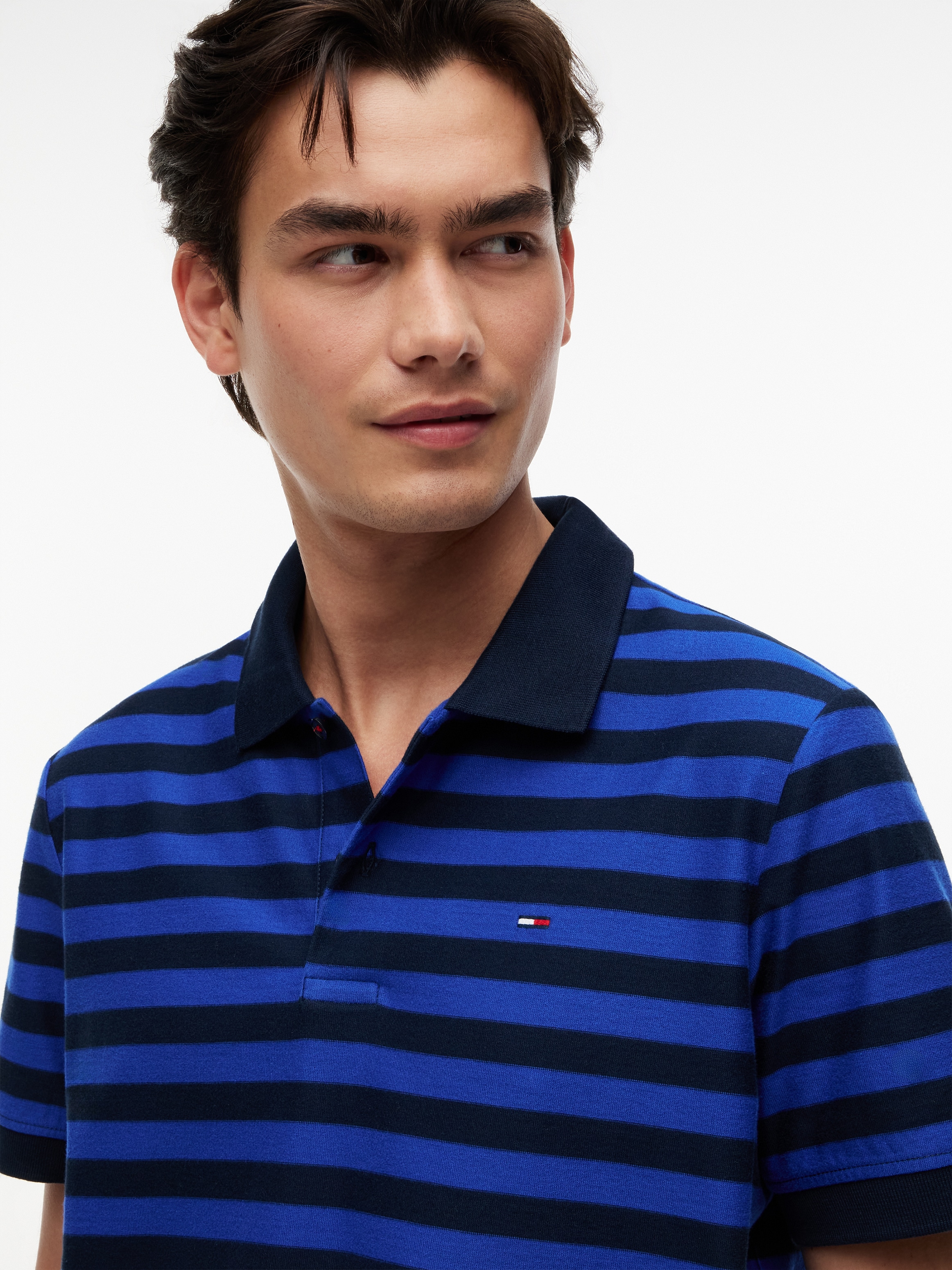 Tommy Jeans Poloshirt »TJM REG STRIPE POLO EXT« aus Baumwoll-Jersey, Regular Fit