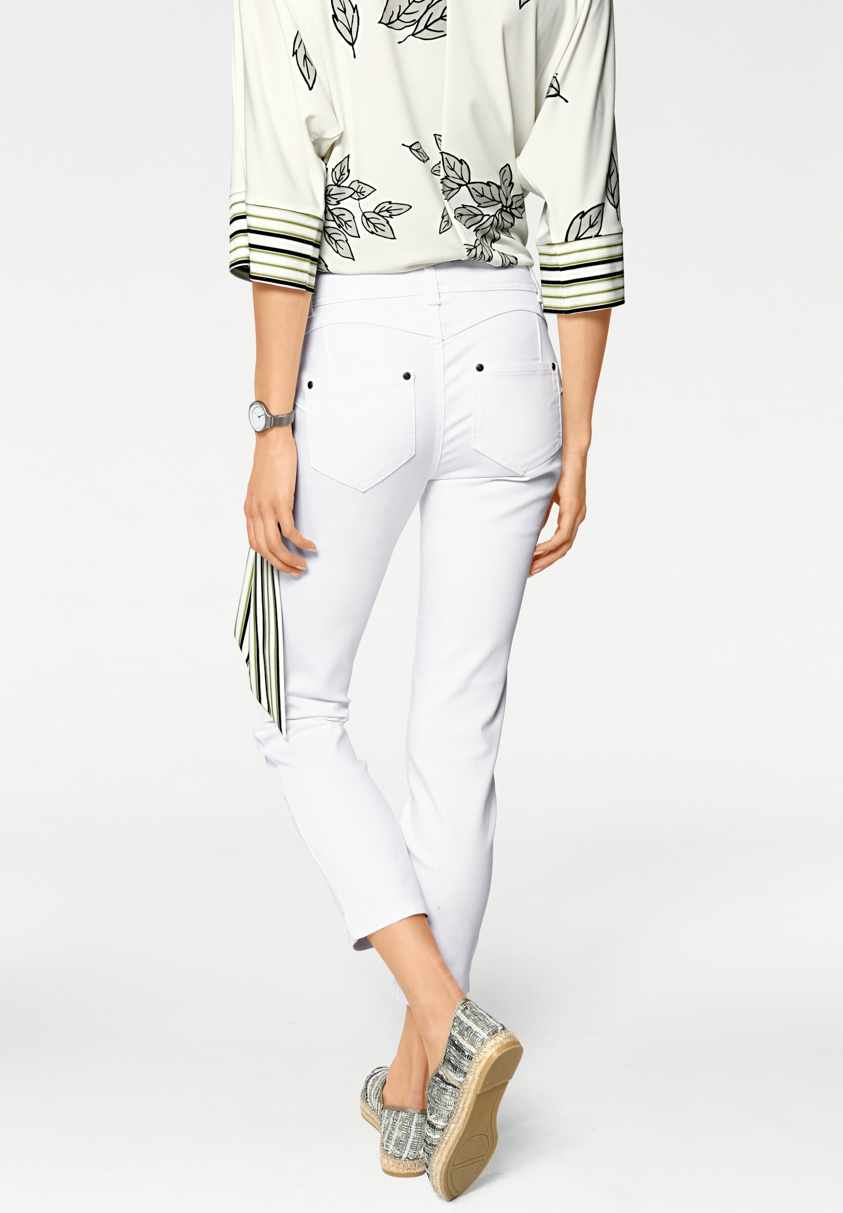 heine Röhrenjeans »Bauchweg-Jeans 7/8-Jeans mit Power-Mesh«