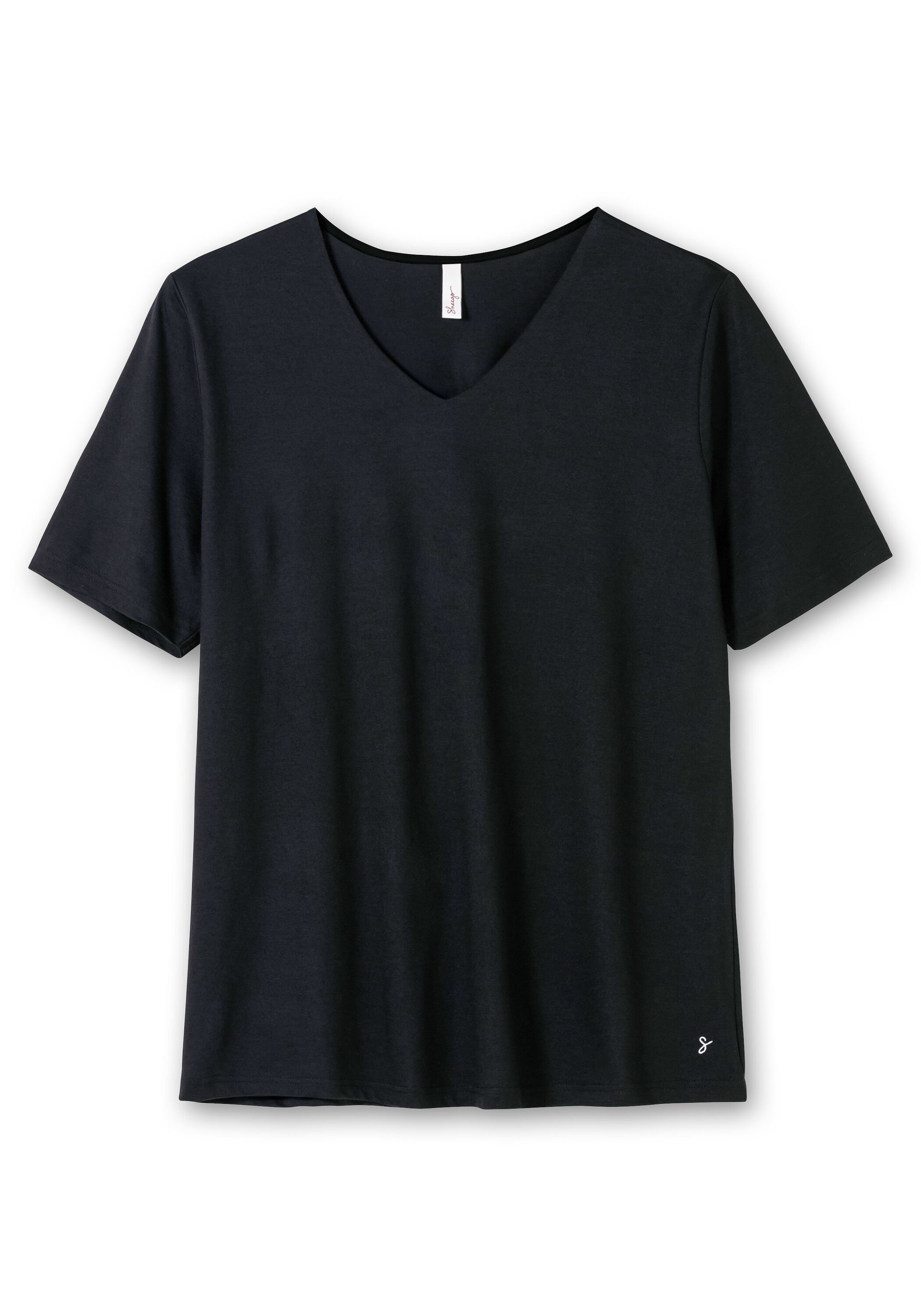 Sheego T-Shirt »T-Shirt mit doppellagigem Vorderteil«