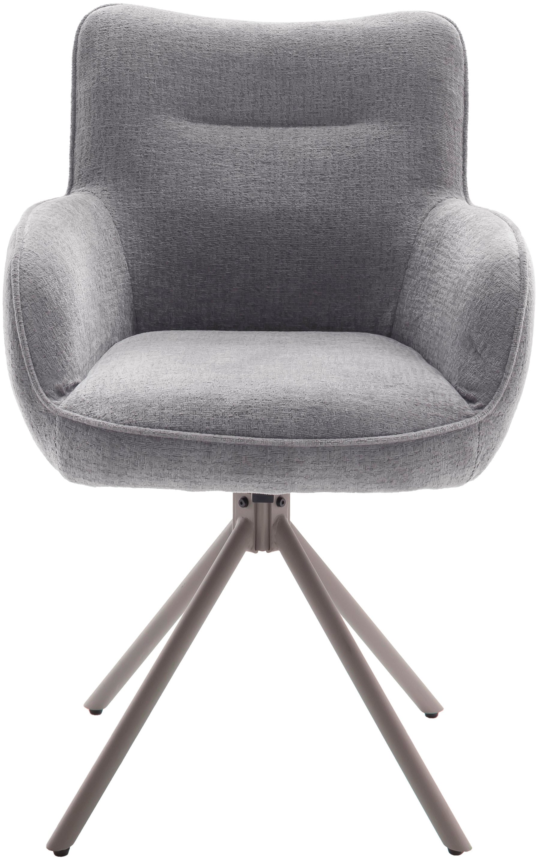 MCA furniture 4-Fußstuhl (Set) 2 Stk.180° drehbar, Taschenfederkern