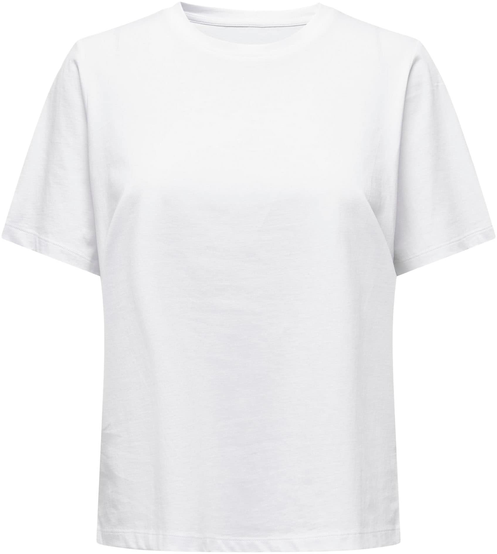 ONLY Kurzarmshirt »ONLONLY – T-Shirt mit Rundhals und klassischem Schnitt«, regular fit, casual, Single Jersey, Baumwolle, Rundhals