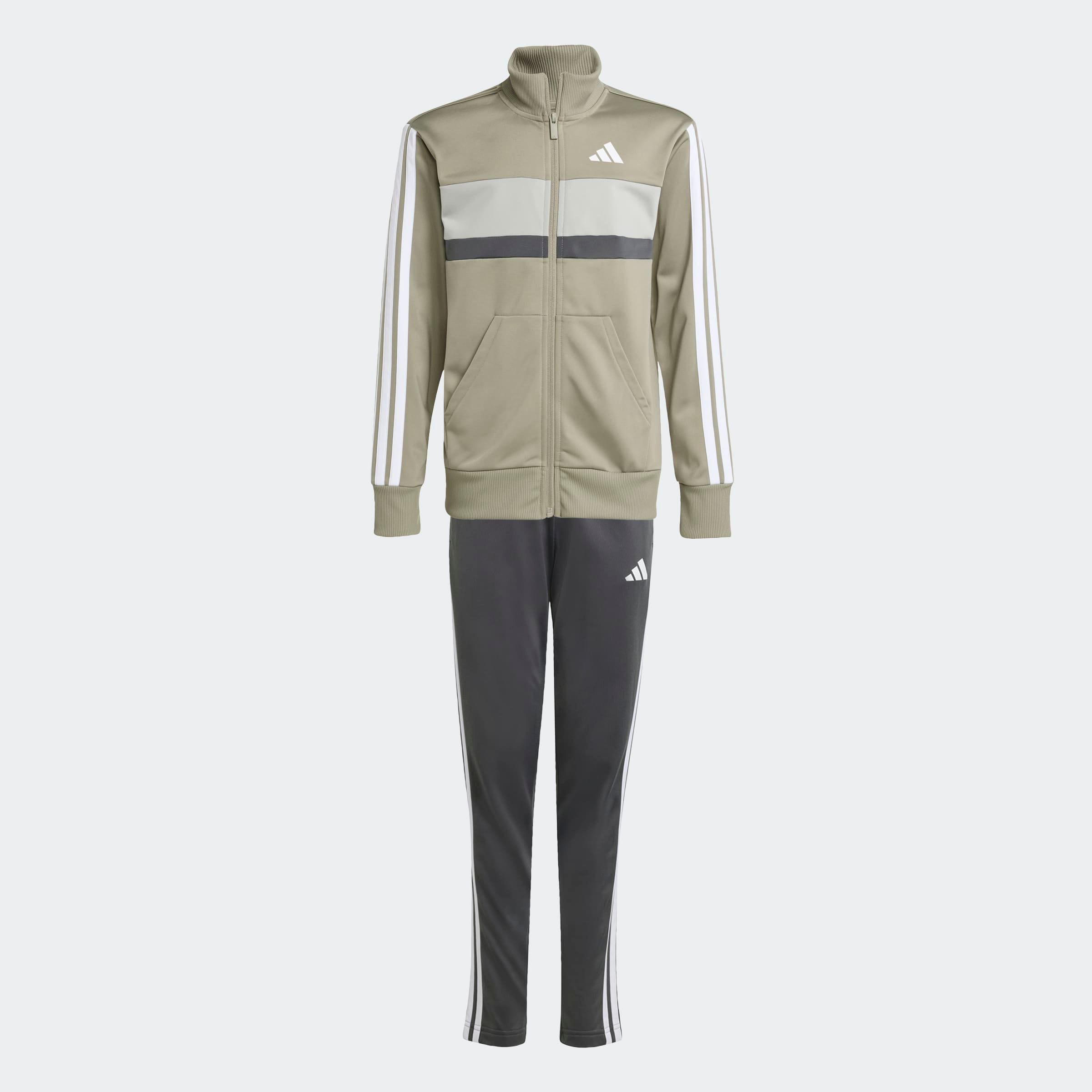 adidas Sportswear Trainingsanzug »SEASONAL ESSENTIALS TIBERIO 3-STREIFEN TRICOT KIDS« 2 Stk.