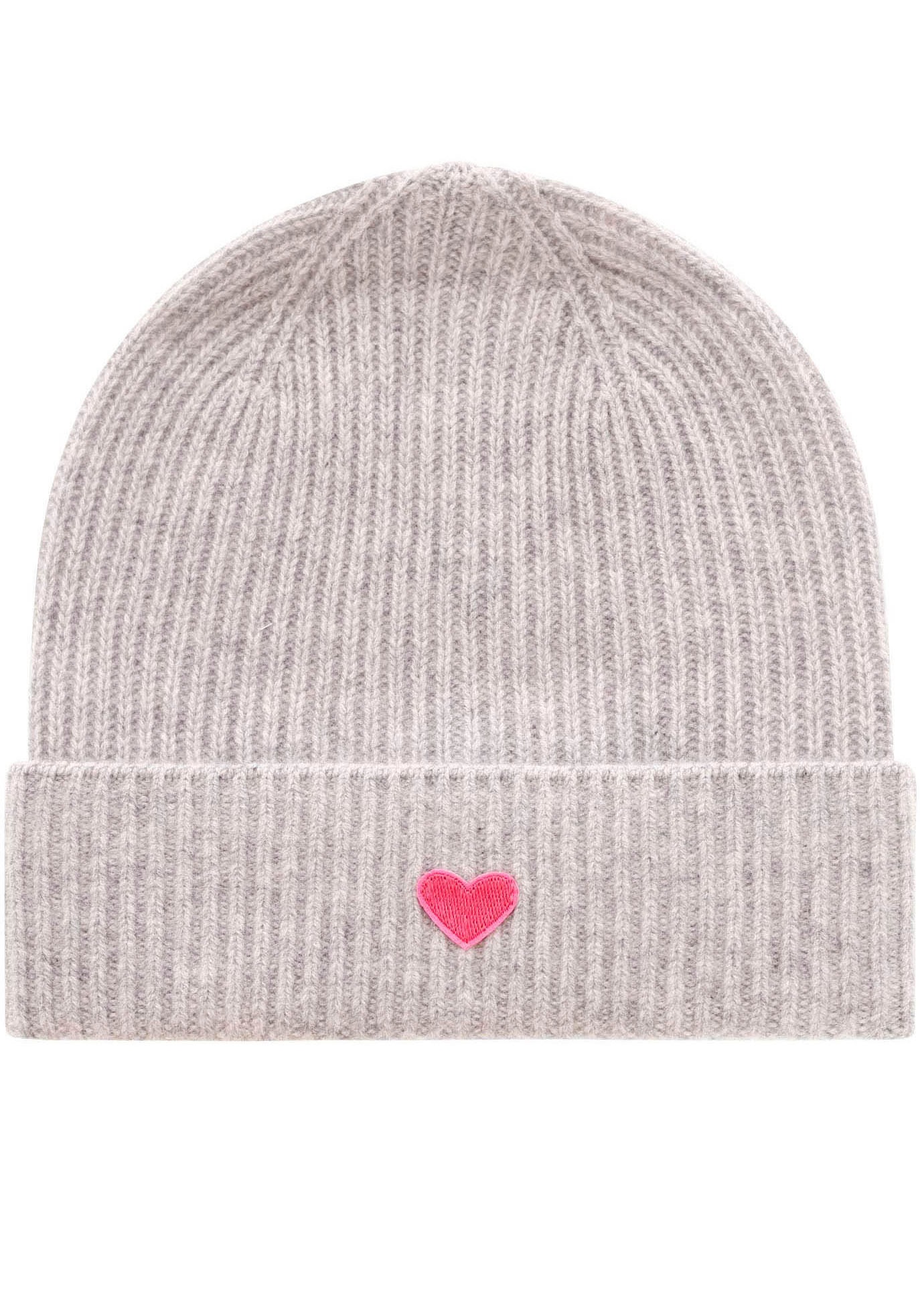Zwillingsherz Beanie, (Packung), mit herzförmigem Detail