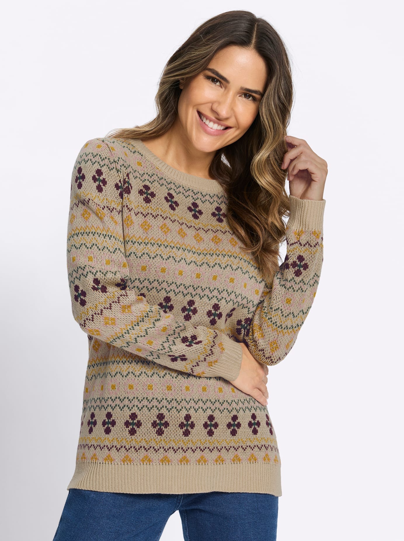 Classic Basics Jacquardpullover »Jacquard-Pullover«