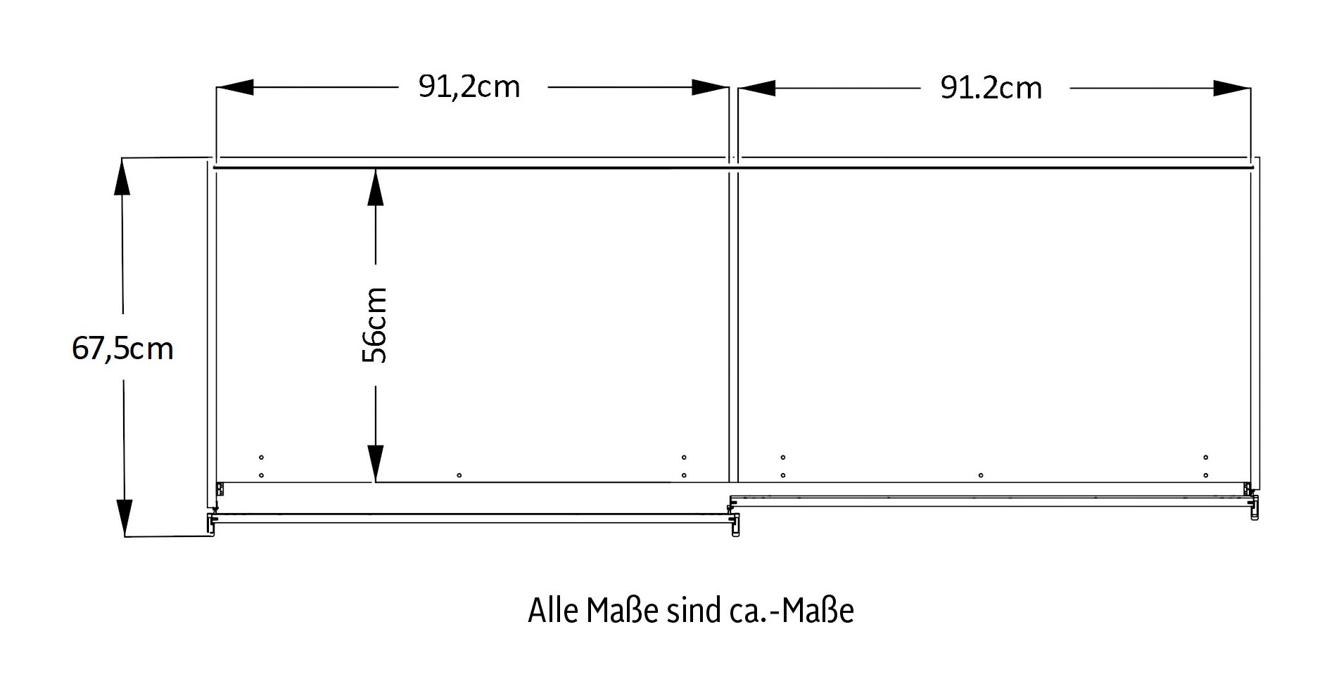 STAUD Schwebetürenschrank »Sinfonie Plus, edles Design in hochwertiger Qualität, Made in Germany« Mit vier verschiedenen Ausstattungsvarianten