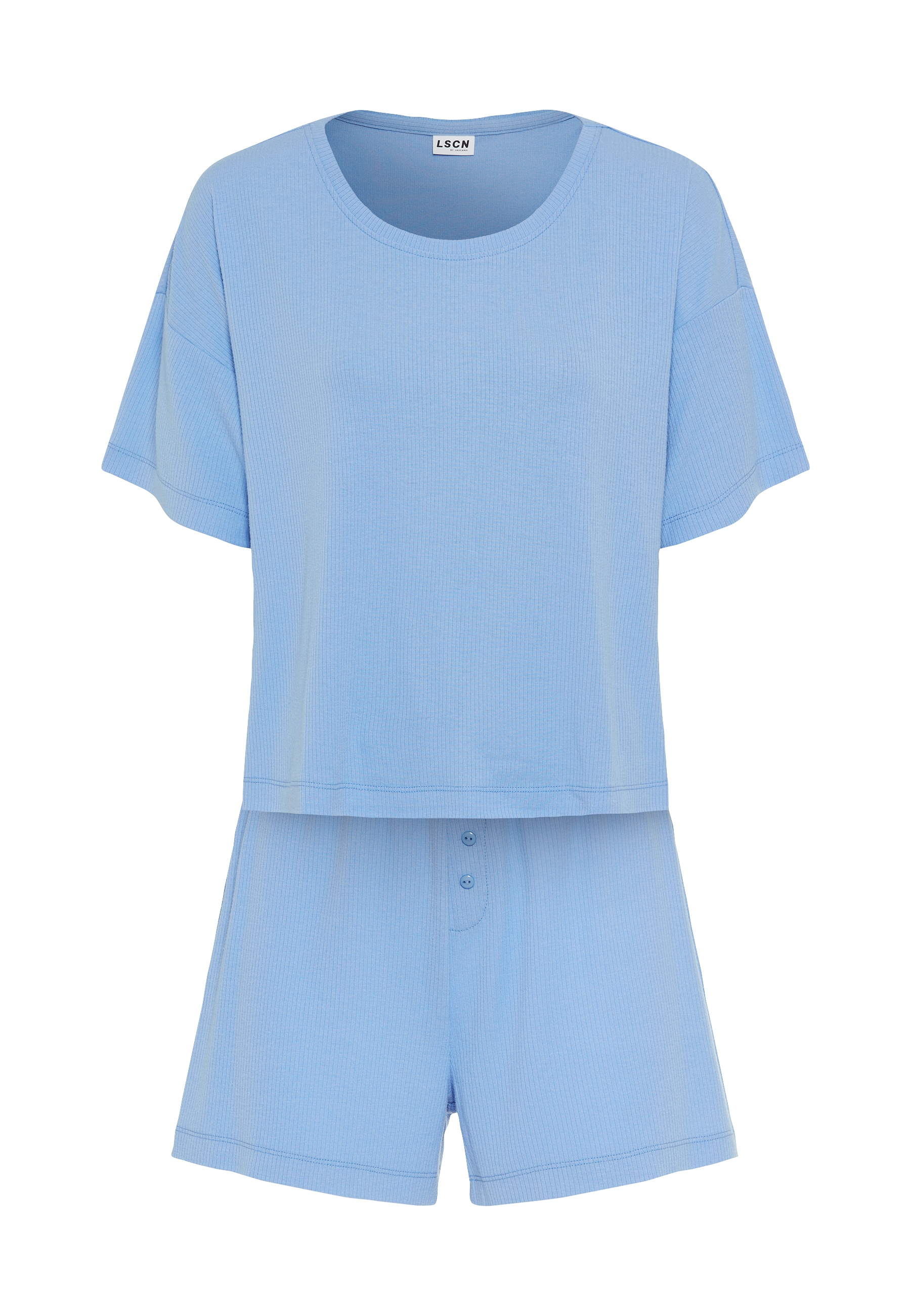 LSCN by LASCANA 2 tlg. mit Zierknopfleiste an der Hose