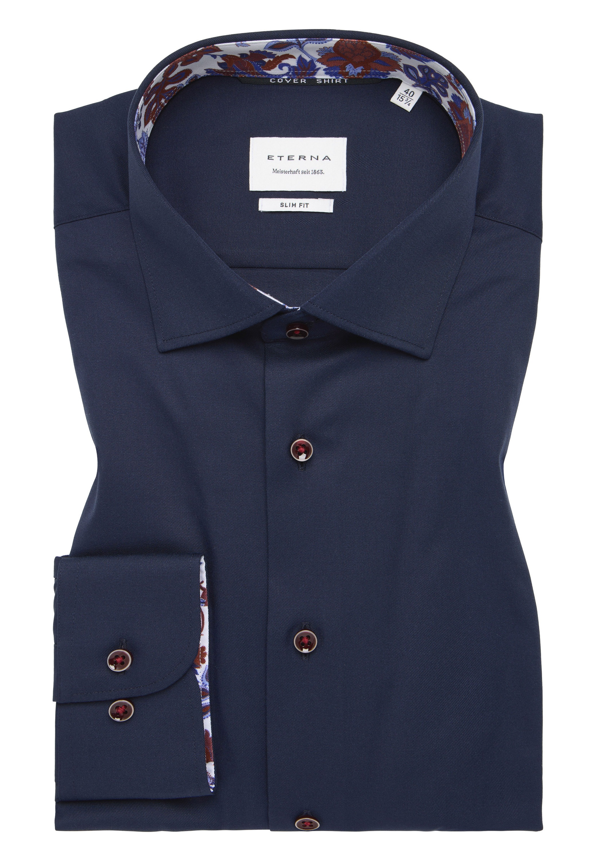 Eterna Langarmhemd »SLIM FIT«, NON IRON (bügelfrei)