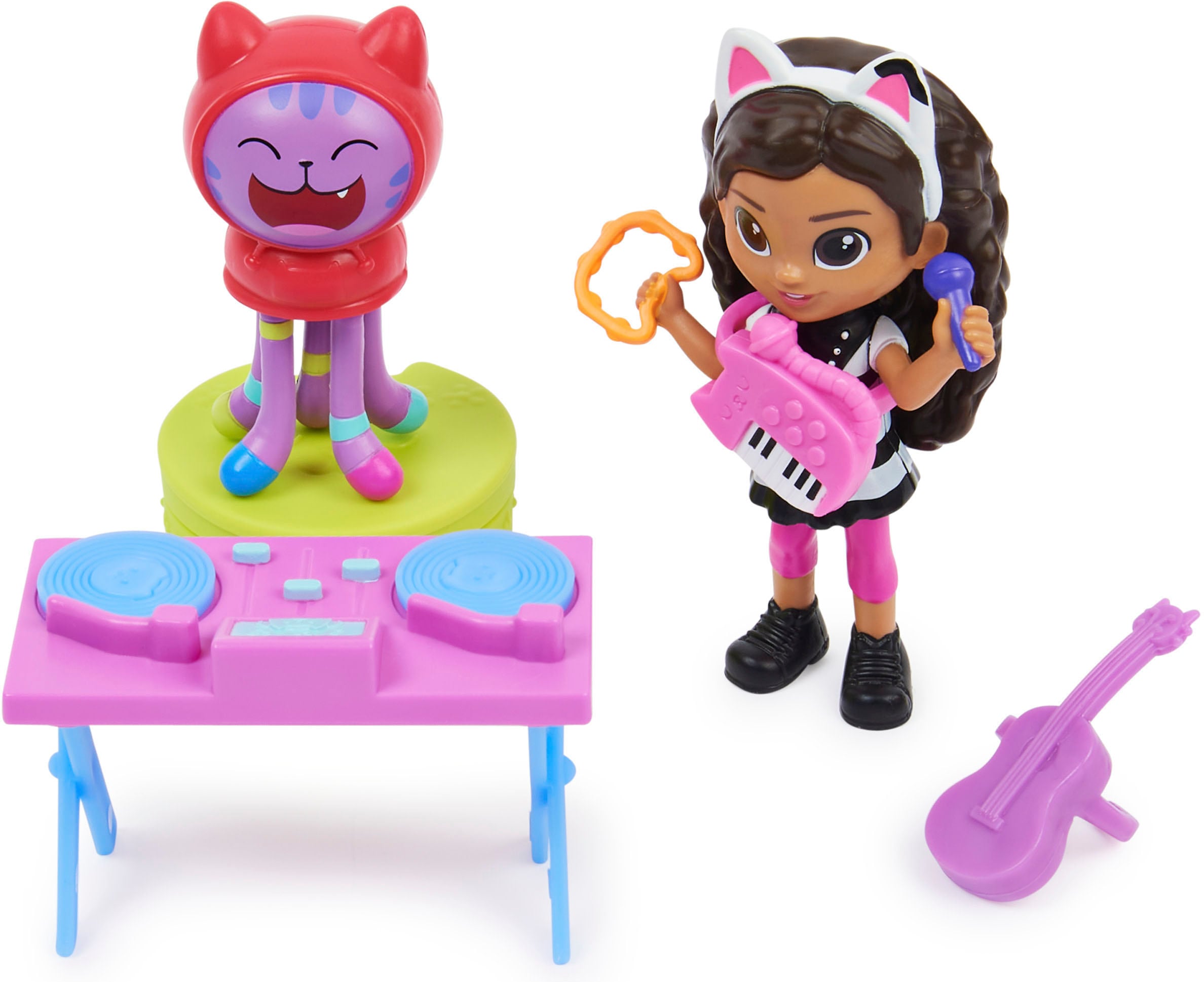 Spin Master Spielwelt »Gabby's Dollhouse - Cat-tivity Pack – Musikset mit DJ Catnip«, Karaoke Party
