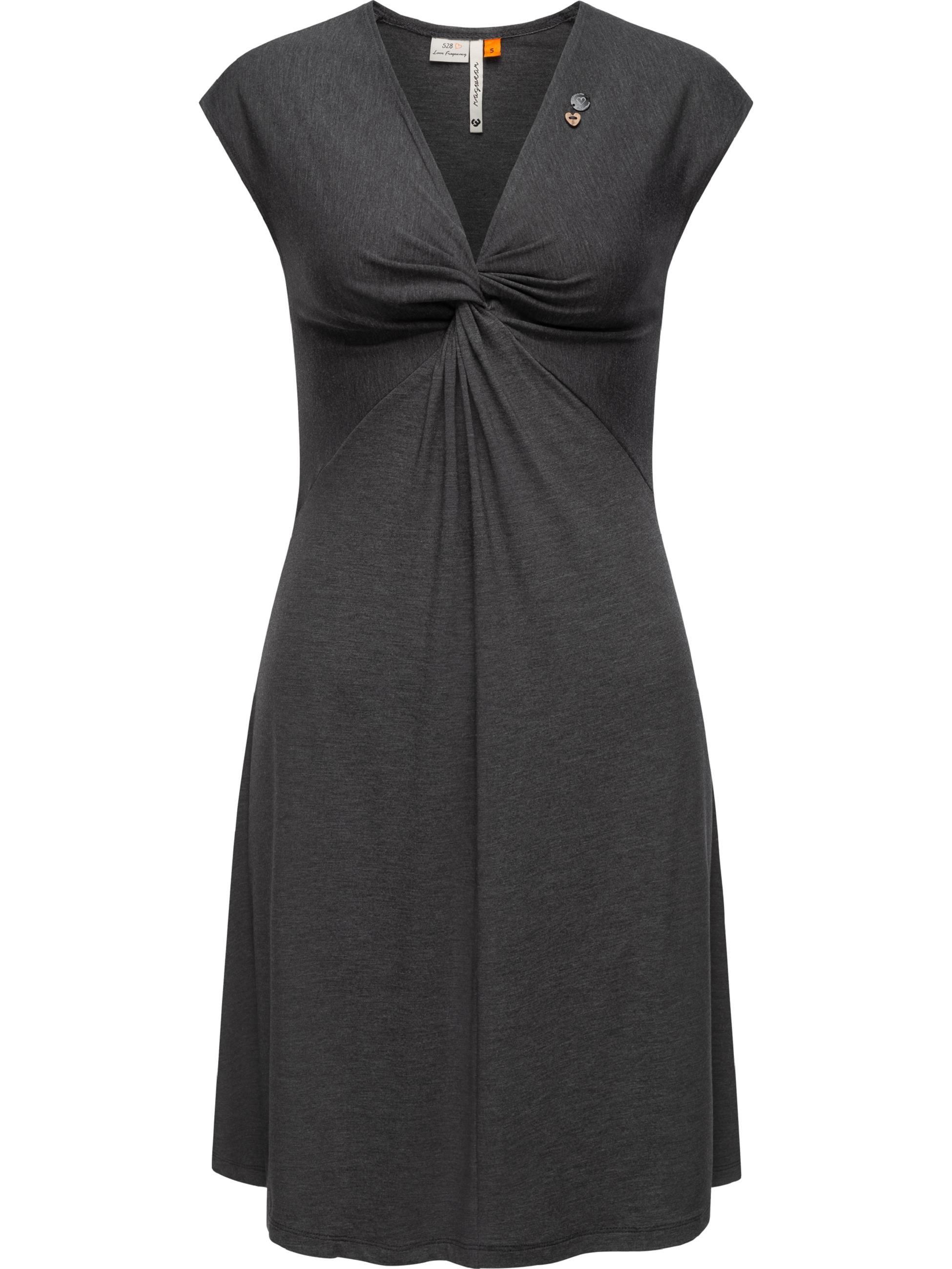 Jerseykleid »Sommerkleid Comfrey Solid«, stylisches Sommerkleid mit tiefem V-Ausschnitt