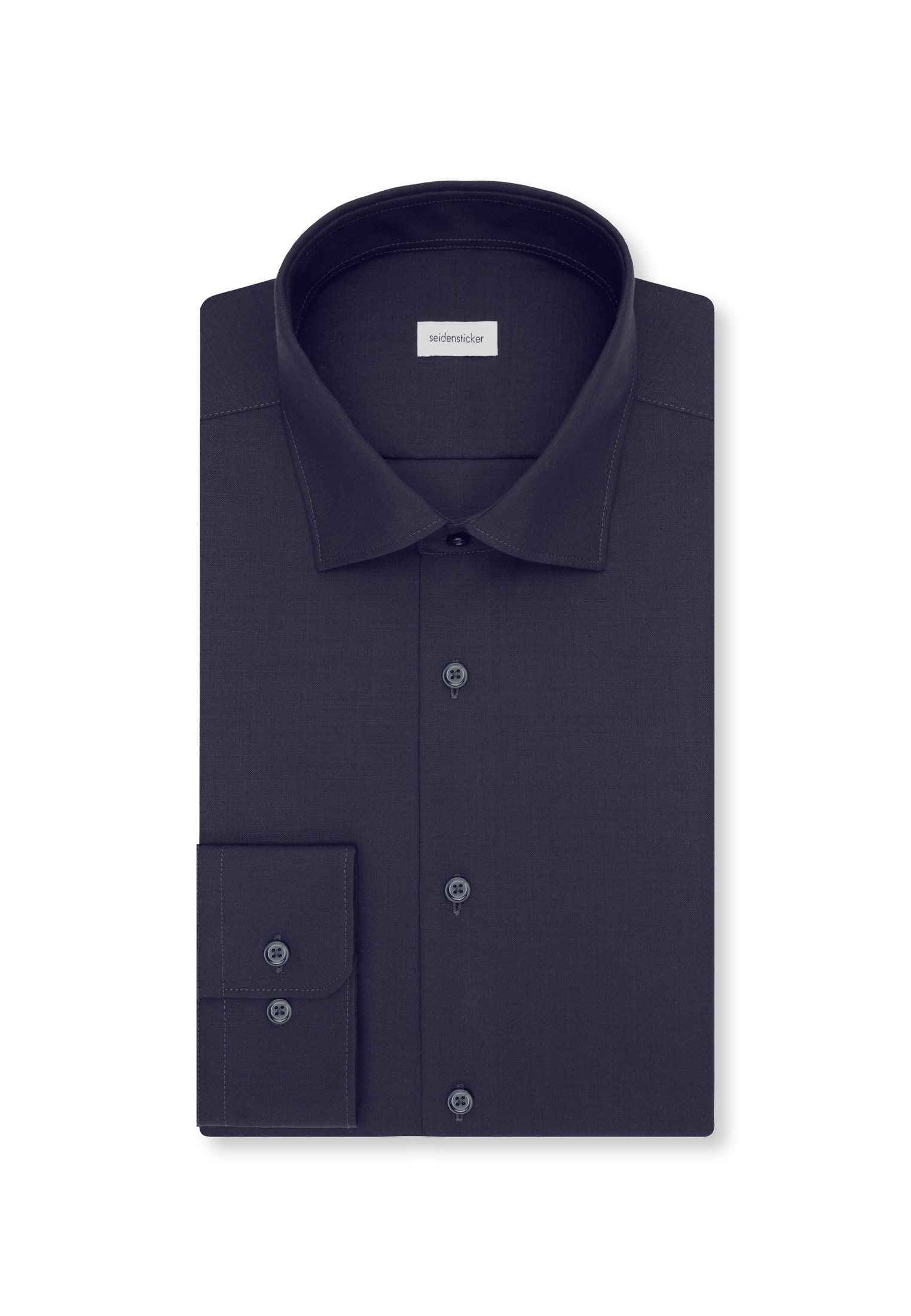 seidensticker Businesshemd »Schwarze Rose« Slim 1/1 Kentkragen Uni