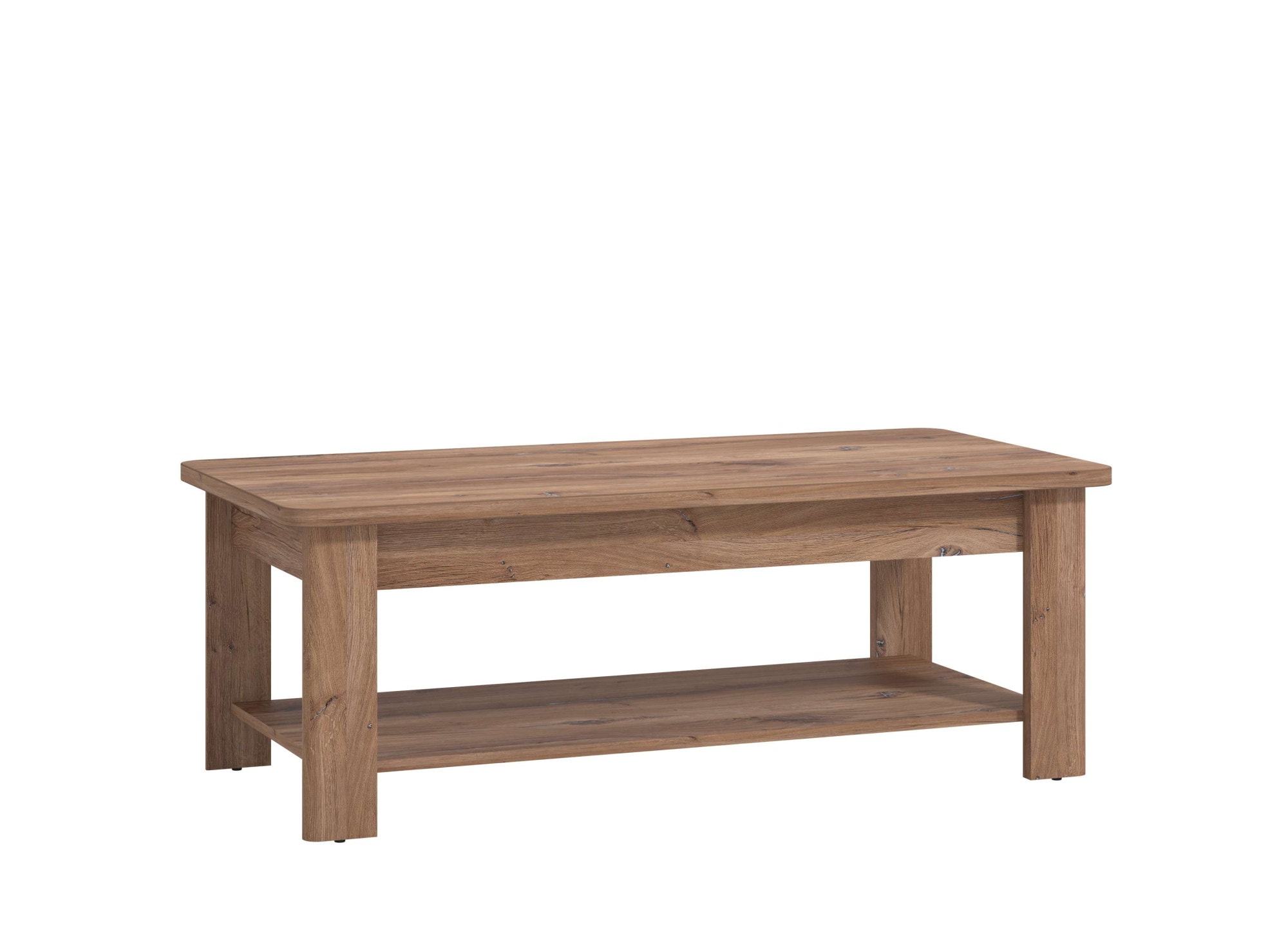 Home affaire Couchtisch »Jersey Kaffeetisch, 124 cm, in trendigen Farben, modern«, Eleganter Couchtisch, zeitloses Design, mit eine Ablagebode