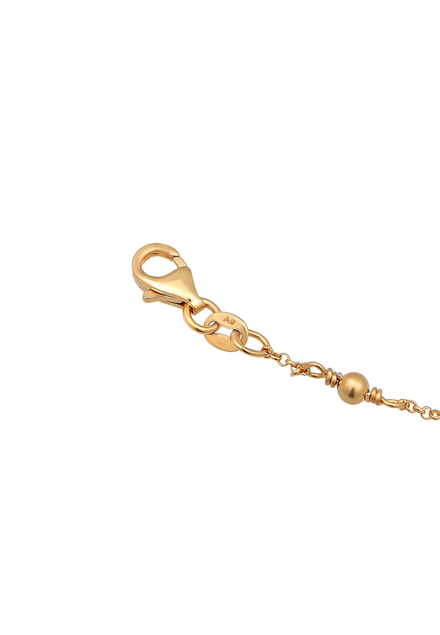 Elli Armkette »Armband Erbskette Kugeln Süßwasserzuchtperle 925er Silber«