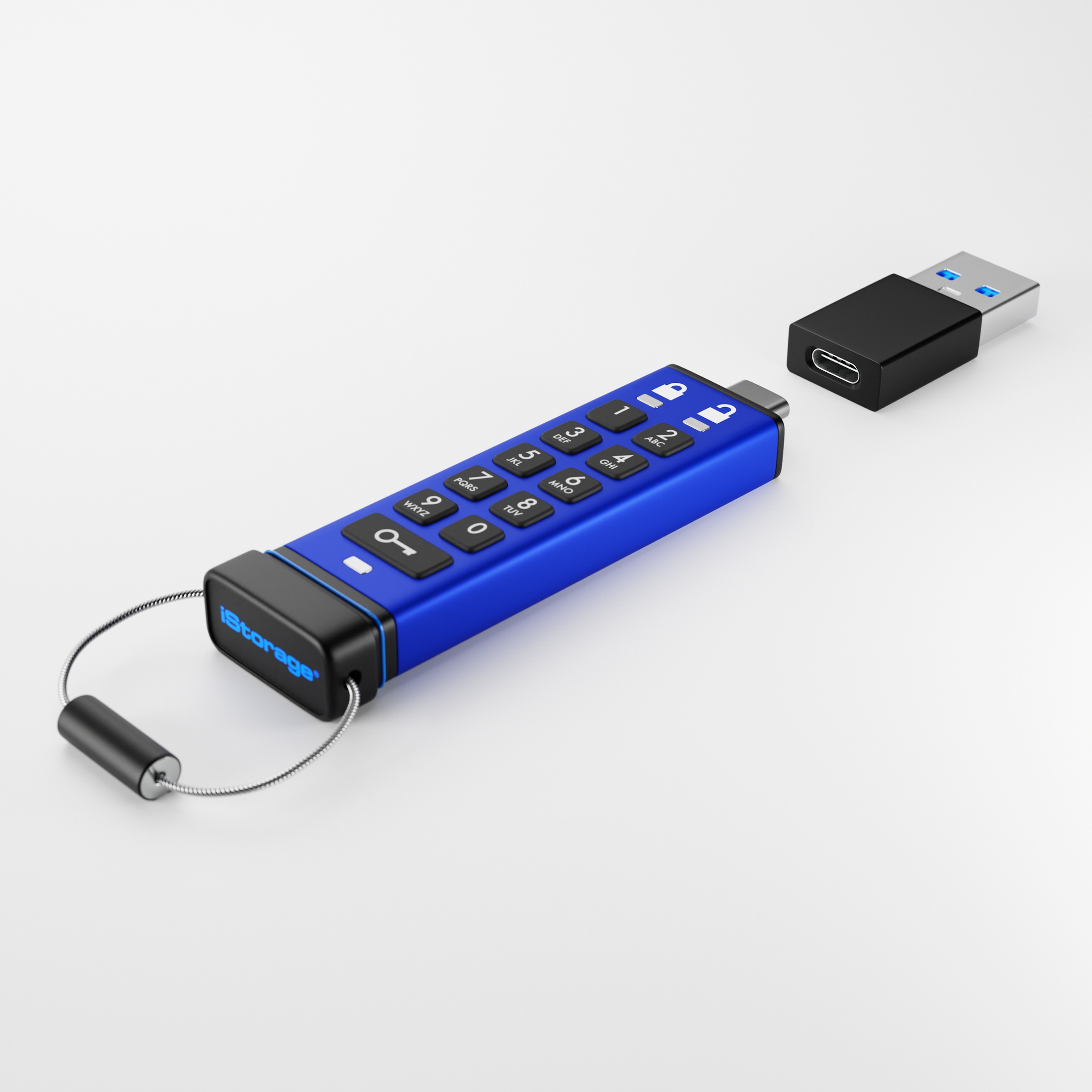 iStorage USB-Stick »datAshur Pro+C«, (USB 3.2 Lesegeschwindigkeit 310 MB/s)