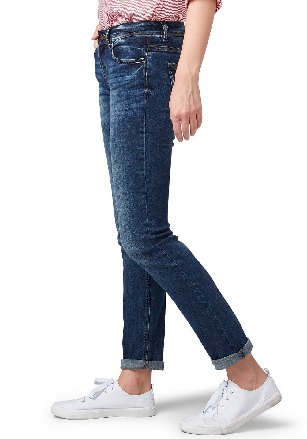 TOM TAILOR Straight-Jeans »Alexa Straight«, in gerader "Straight" 5-Pocket-Form