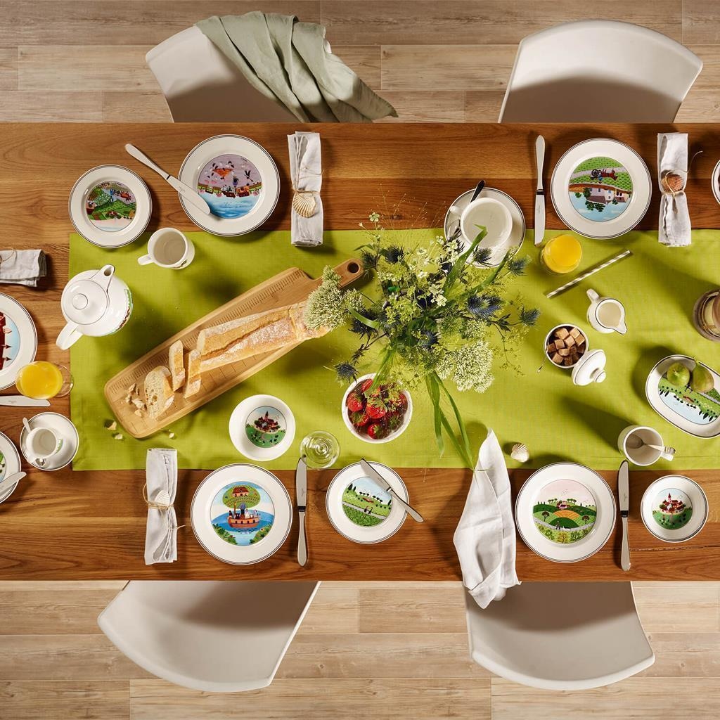 Villeroy & Boch Milch- und Zuckerset »Milch & Zucker Set Design Naif 2er Set bunt« Spülmaschinengeeignet, Mikrowellengeeignet