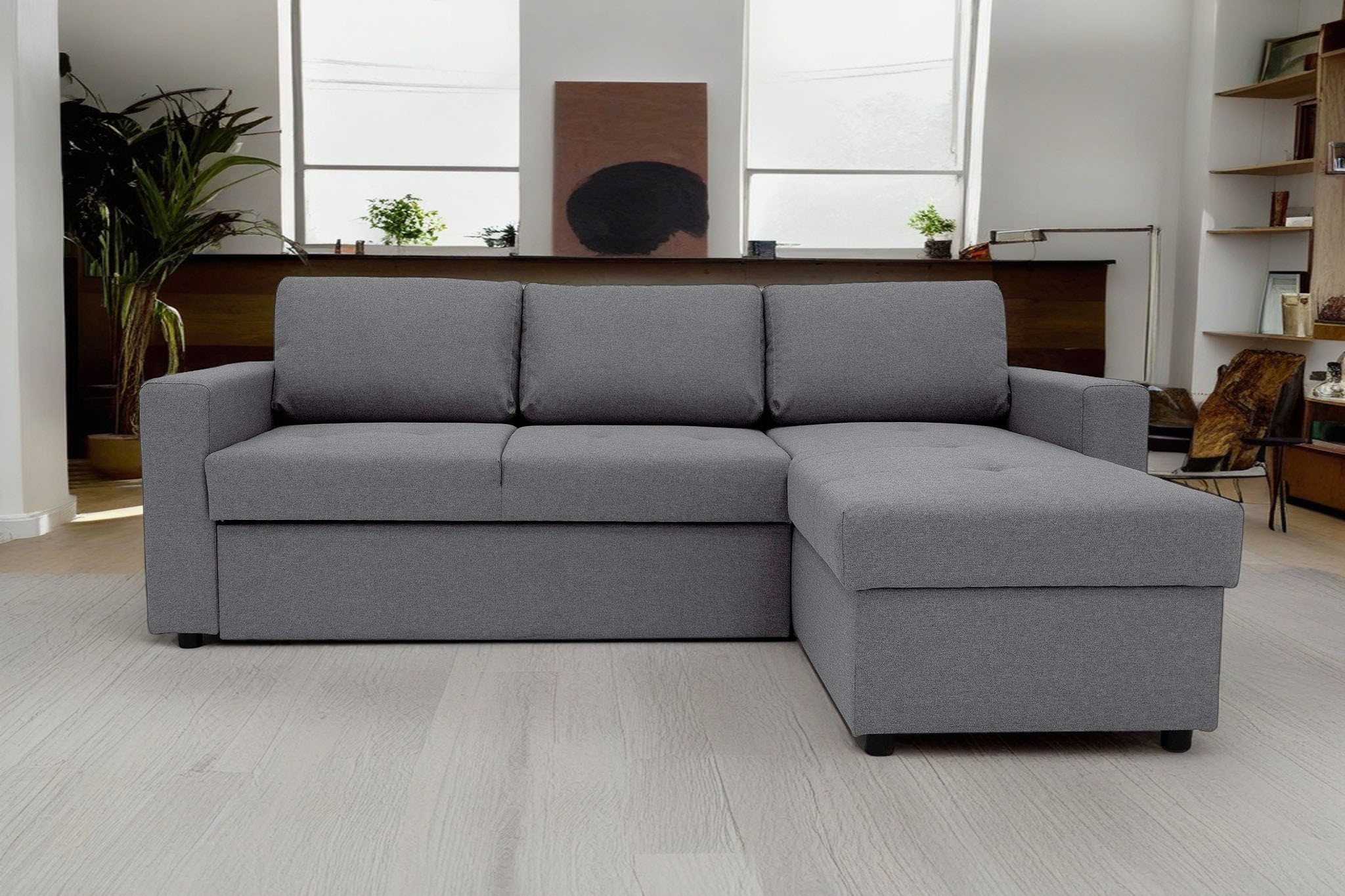 GEPADE Ecksofa »Gustavo, L-Form«, inkl. Bettfunktion und Bettkasten