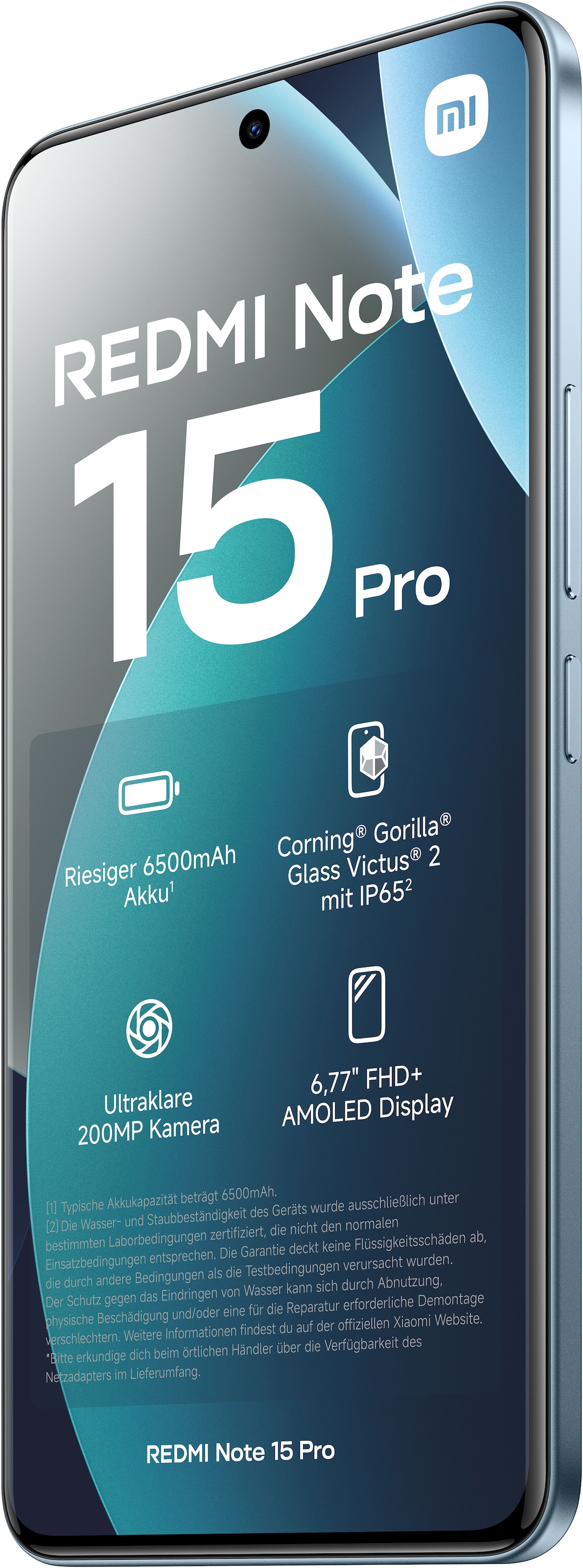 Xiaomi Smartphone »Redmi Note 15 Pro 8+256« Glacier Blue
