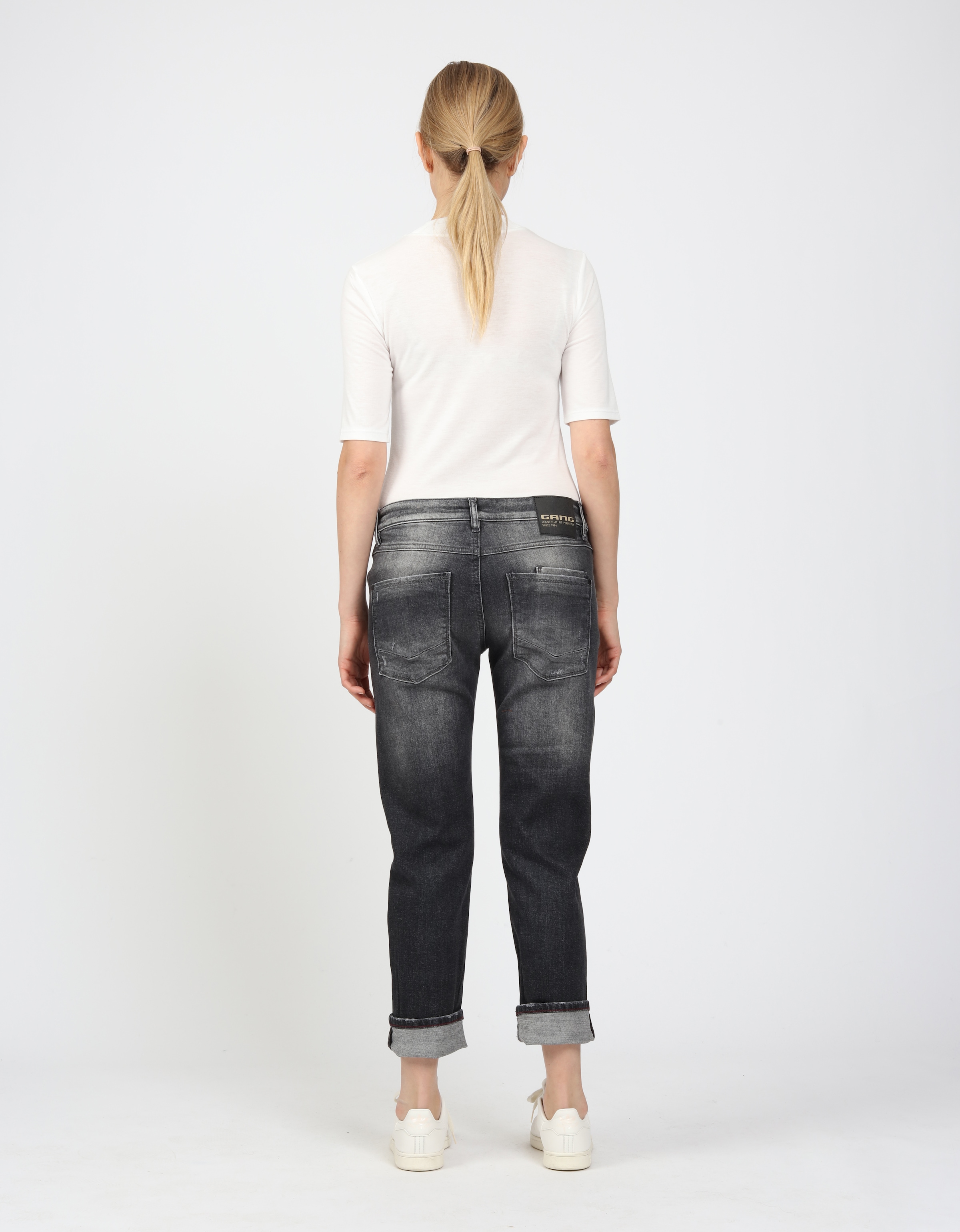 GANG Boyfriend-Jeans »94NADIA«, 5-Pocket Style mit Reißverschluss und Knopf