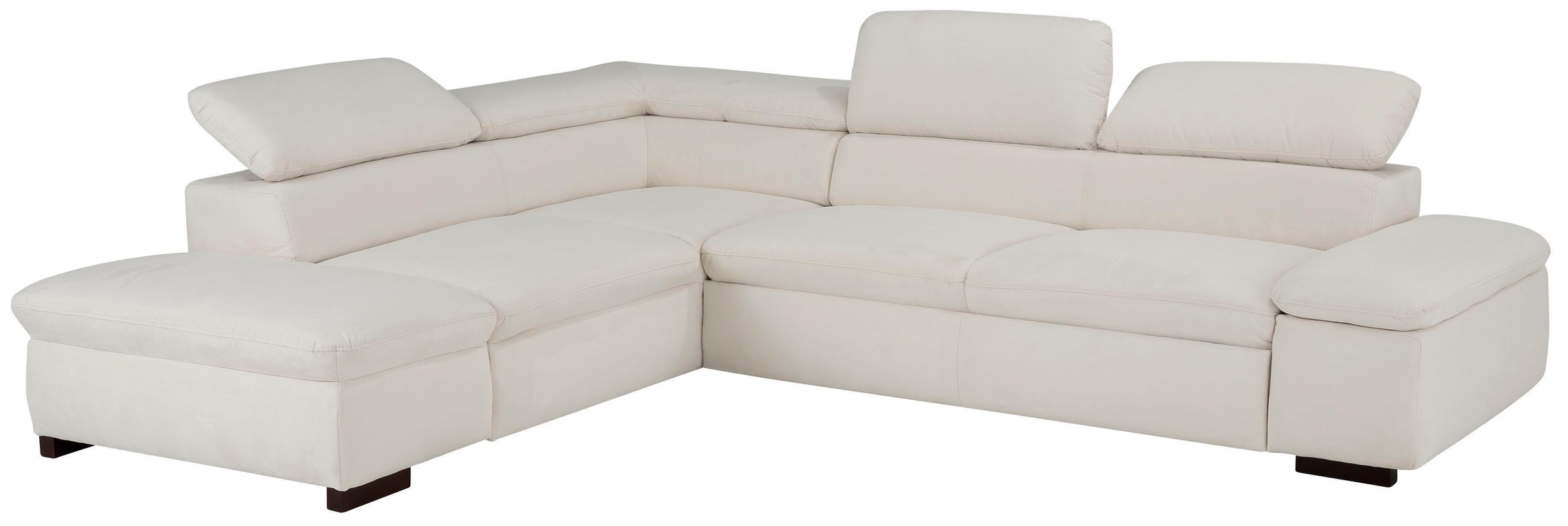Home affaire Ecksofa »Alberto L-Form«, mit Kopfteilverstellung, wahlweise mit Bettfunktion