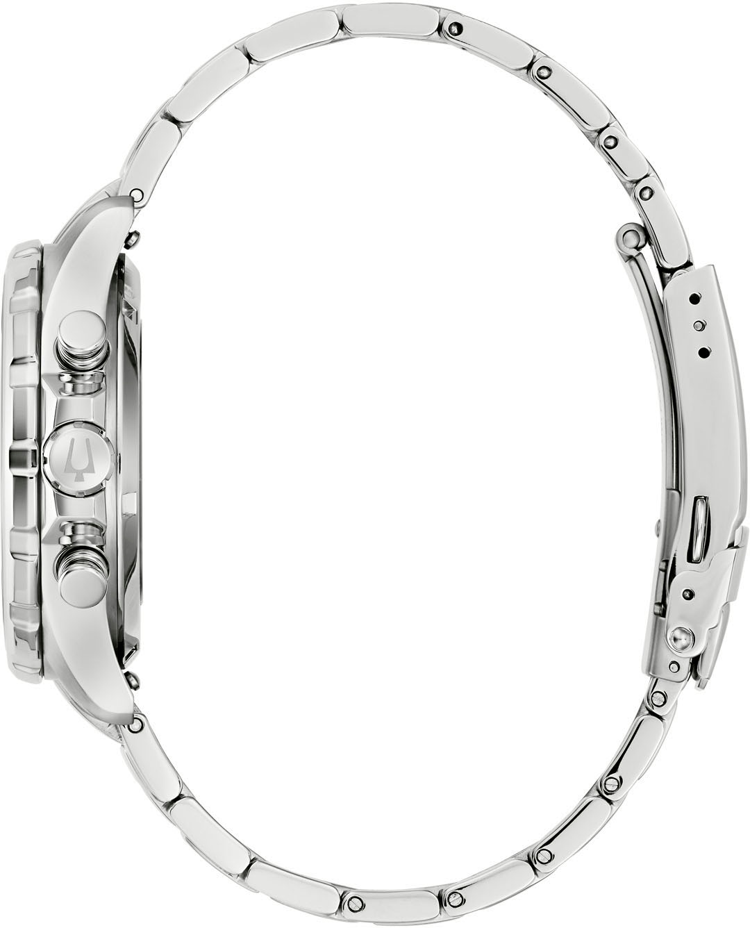 Bulova Chronograph »Marine Star Series B« Quarzuhr, Armbanduhr, Herrenuhr, Edelstahlarmband, analog