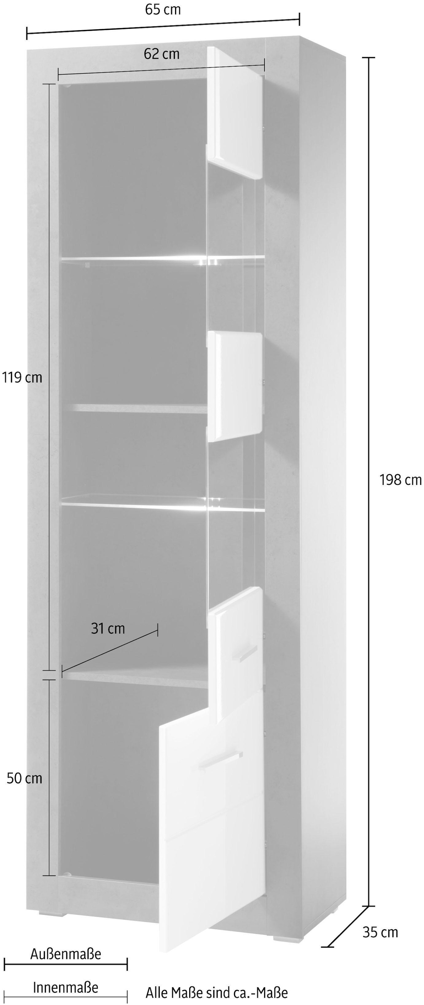 INOSIGN Vitrine »Etero«, OTTO 198 cm bei Höhe