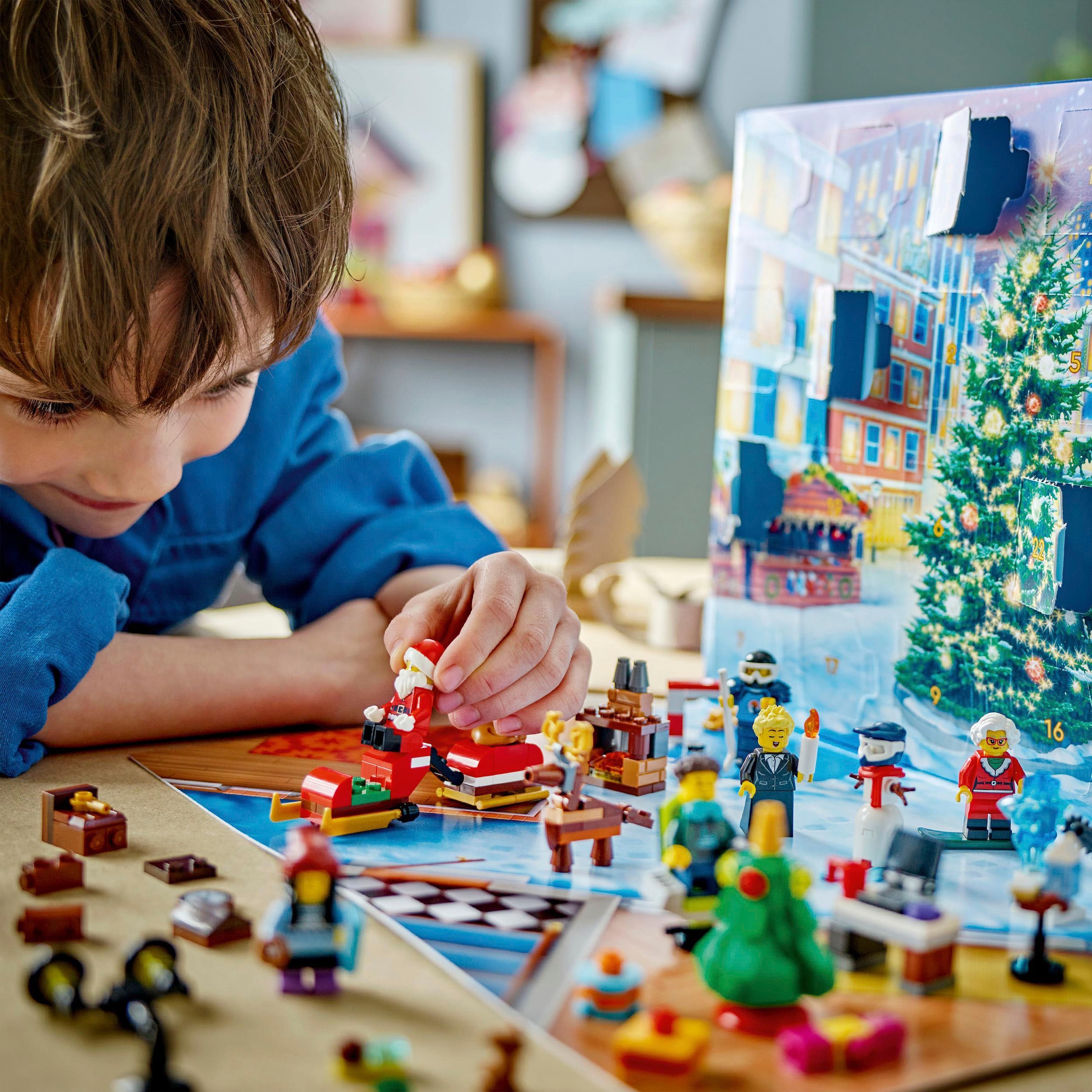 LEGO® Spielzeug-Adventskalender »Spielbausteine, LEGO City 2023 (60381), LEGO® City«, ab 5 Jahren, Made in Europe