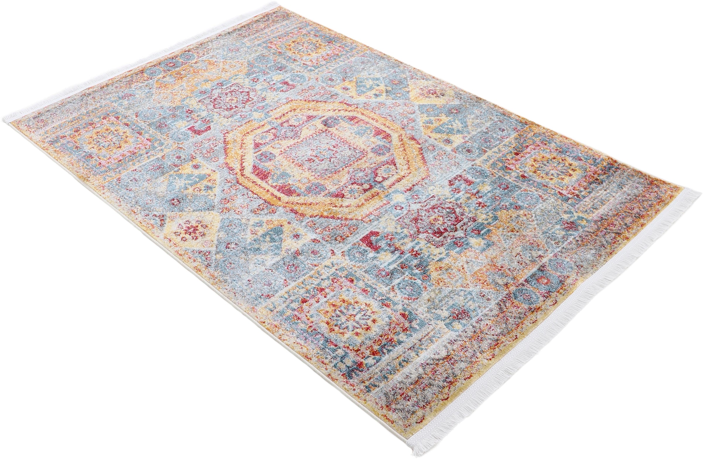 carpetfine Teppich »Helen« rechteckig 7 mm Höhe Vintage Orient Look, Wohnzimmer
