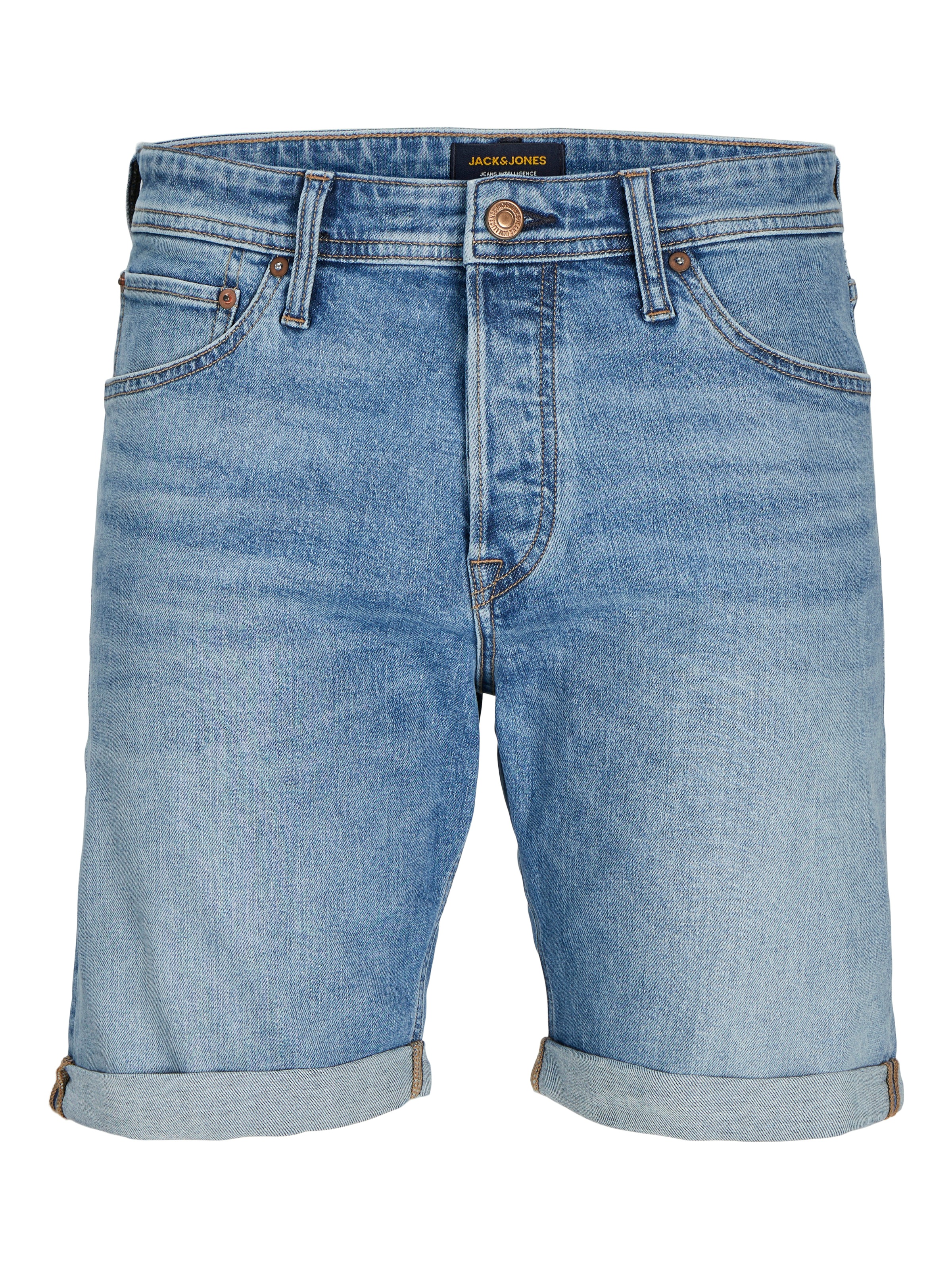 Jack & Jones Shorts »JJIORIGINAL mit stylischem Aufschlag und Knopfleiste«  Baumwollmischung, regular fit