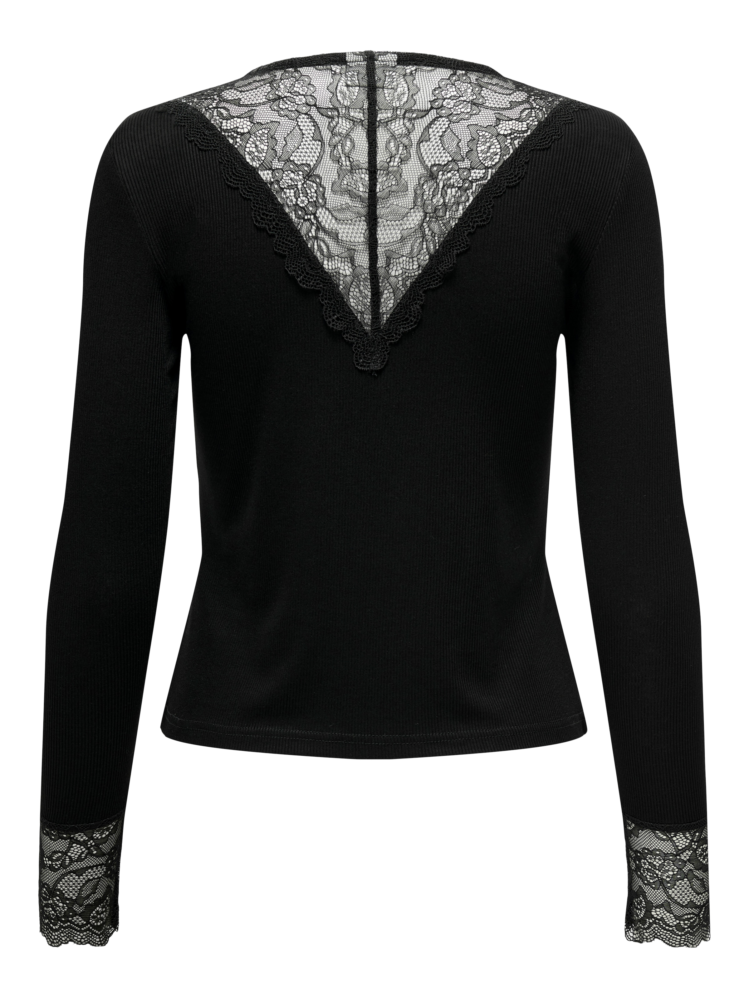 JDY Spitzenshirt »JDYROXY L/S LACE TOP JRS NOOS«