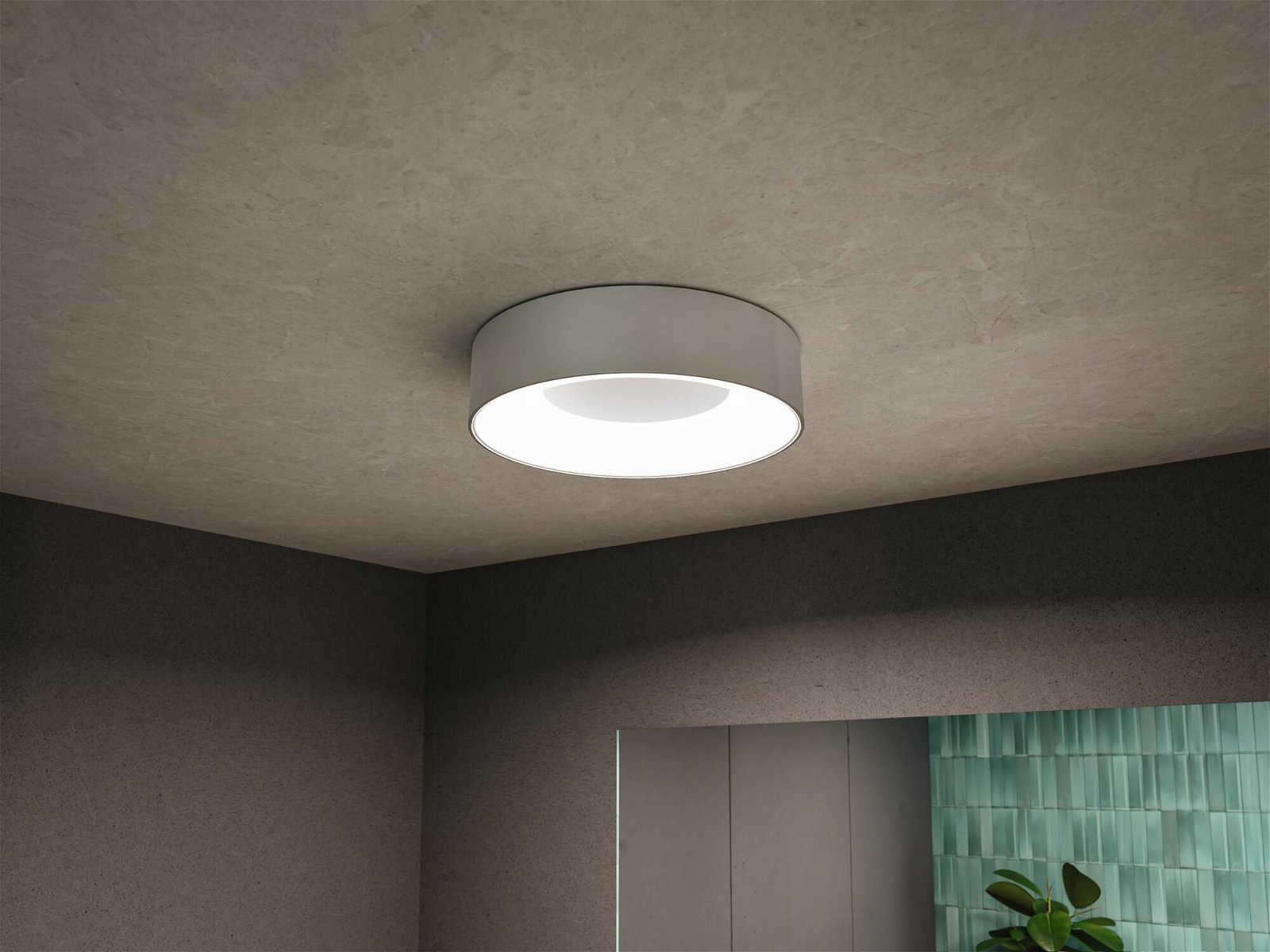 Paulmann LED Deckenleuchte »Selection Bathroom Casca IP44 1x16W 300mm, 230V Metall/Kunststoff«, 1 flammig, WhiteSwitch