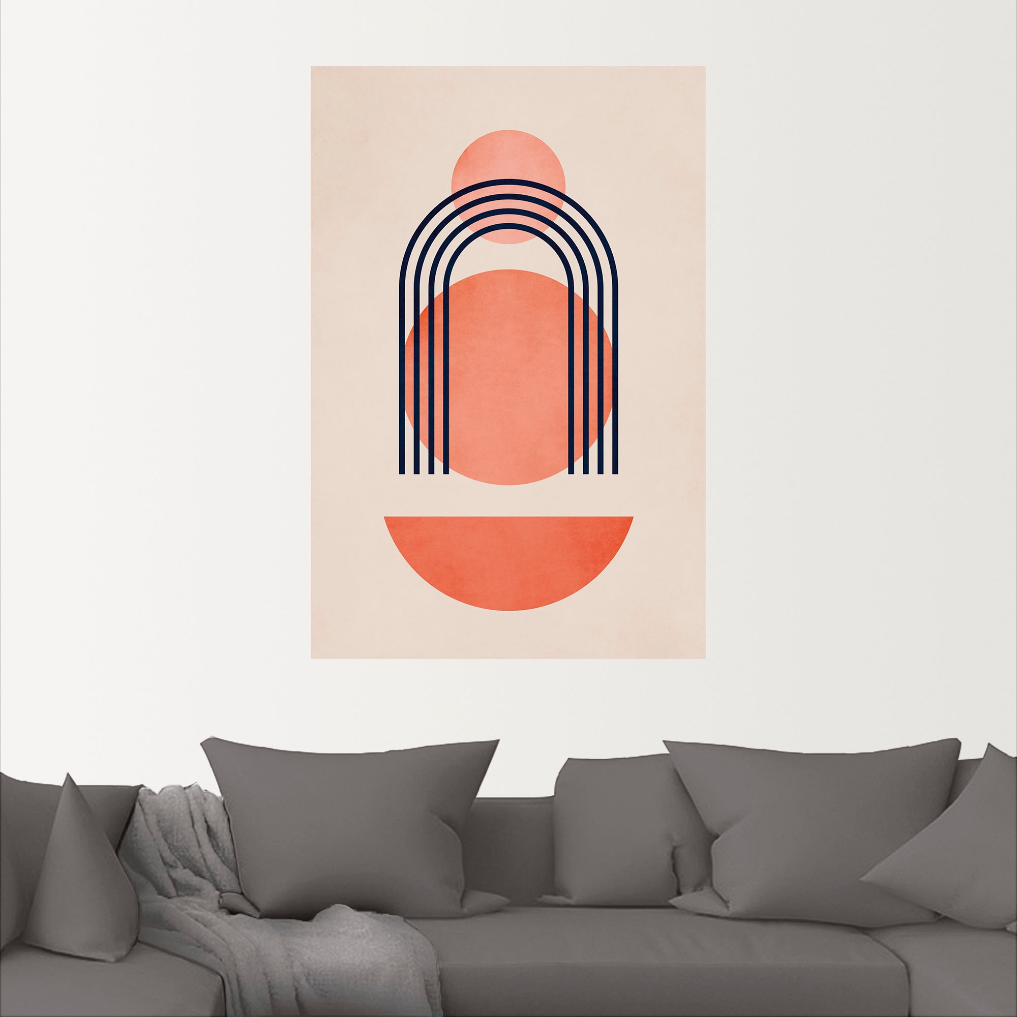 Artland Wandbild »Geometrica Nr. 7«, Muster, (1 St.), als Alubild, Leinwandbild, Poster, Wandaufkleber in verschied. Größen