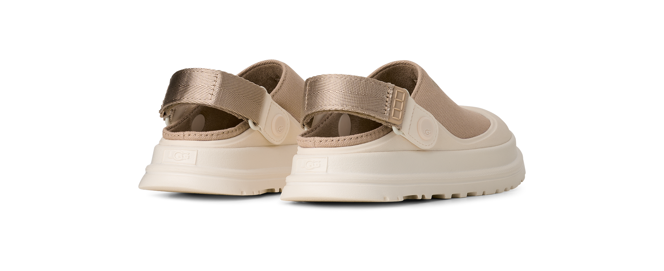 UGG Clog »GOLDENGLOW CANVAS CLOG«  Mule, Sabot mit Klettverschluss