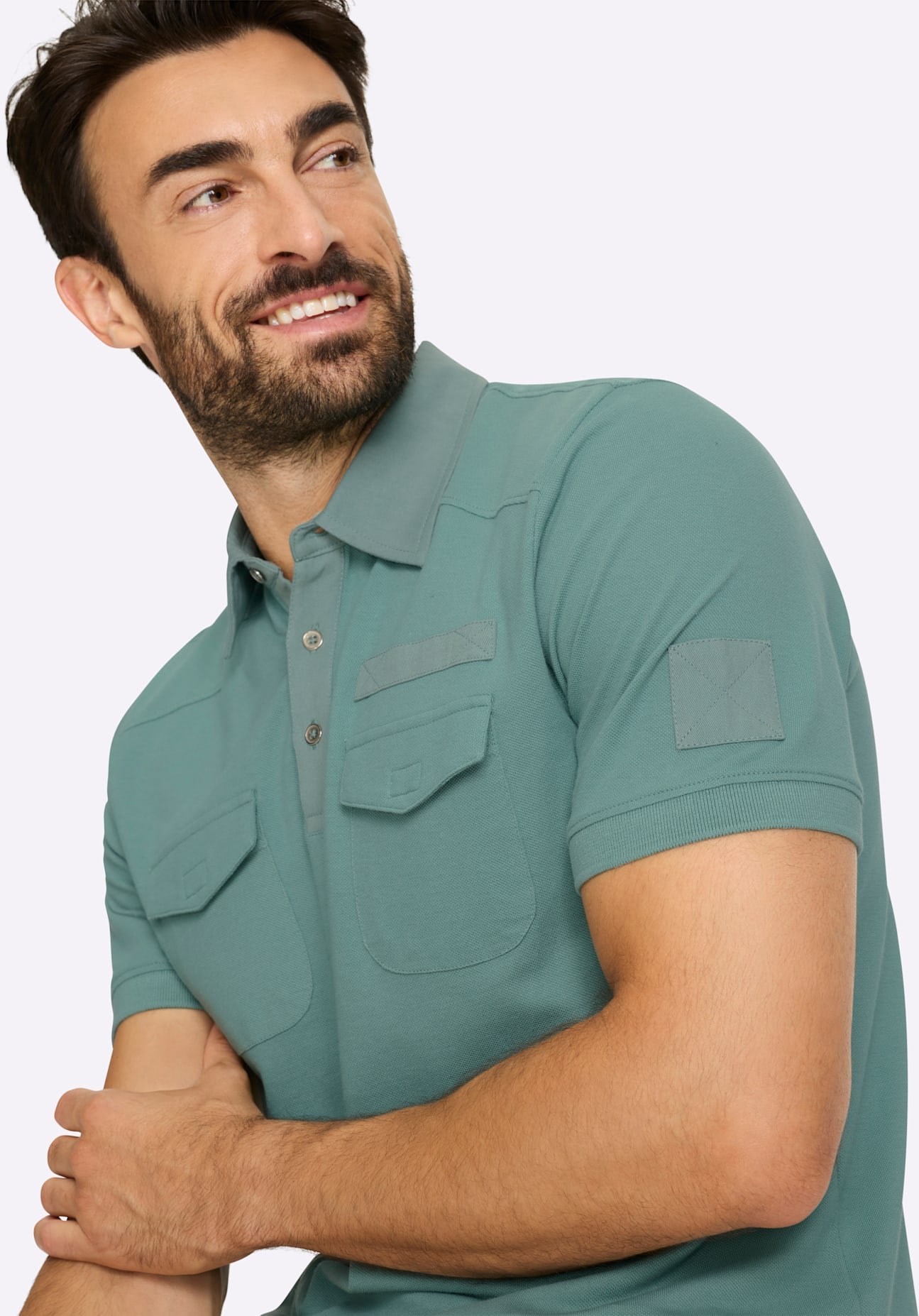 Marco Donati Kurzarmshirt »Kurzarm-Poloshirt« 1 tlg.