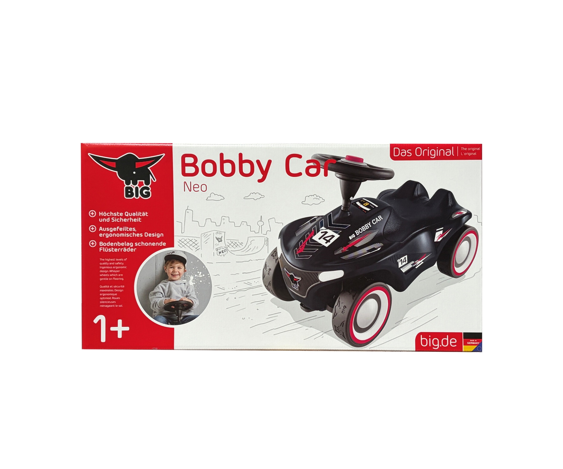 BIG Rutscherauto »BIG Bobby Car Neo RS Blau« Made in Germany