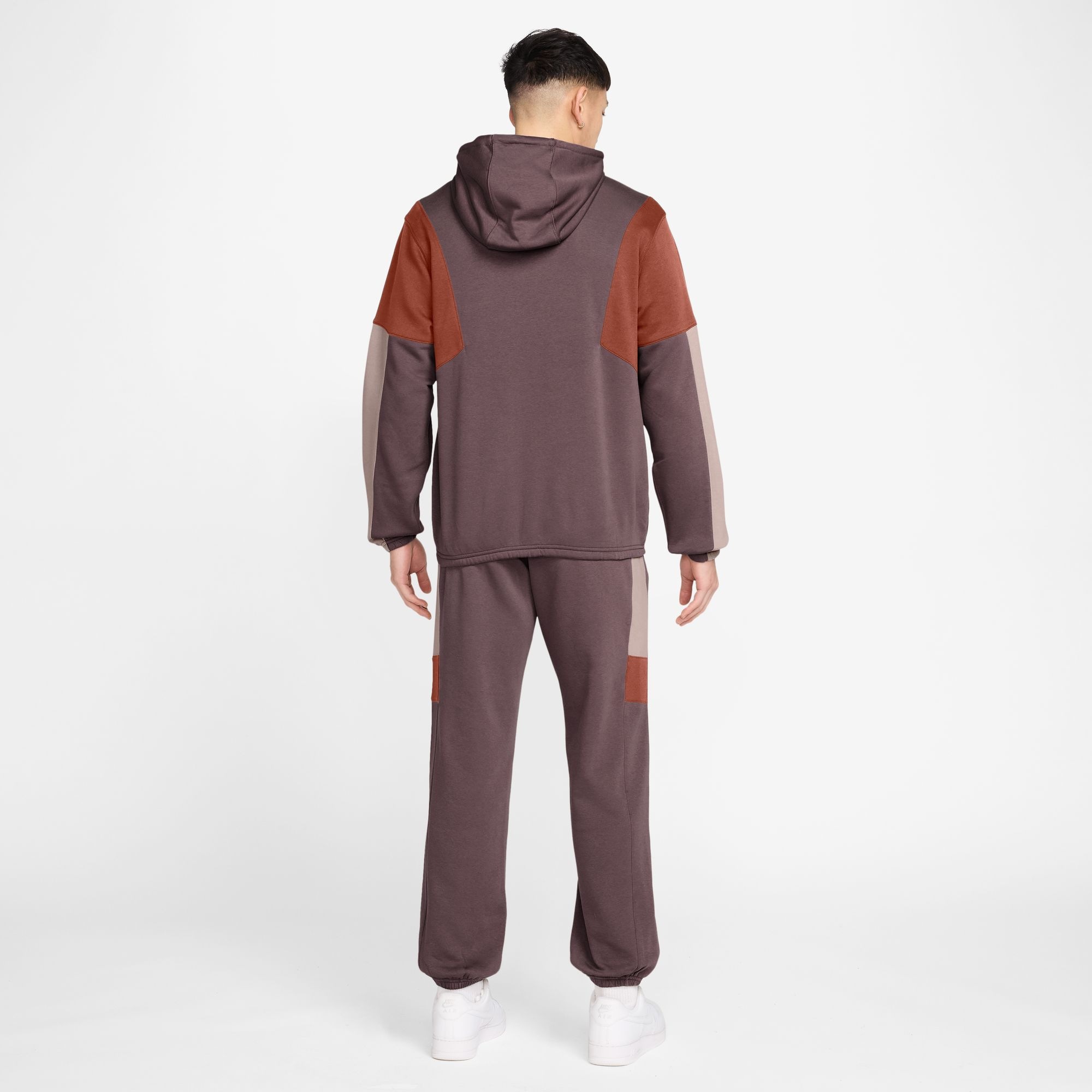 Nike Sportswear Trainingsanzug »M NK CLUB FLEECE HDED TRACK GX« mit durchgehendem Reißverschluss, aus Baumwolle und Polyester