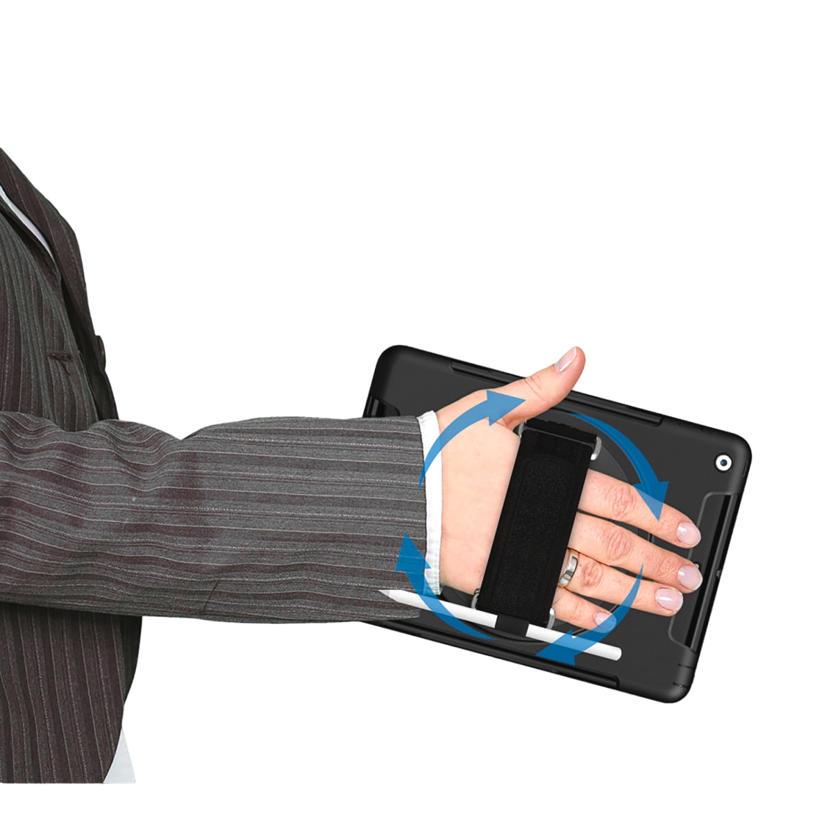 4smarts Tablet-Hülle »Rugged Case Grip für Samsung Galaxy Tab A9«, Backcover, Schutzhülle, Schutz, Sturzschutz, stoßfest