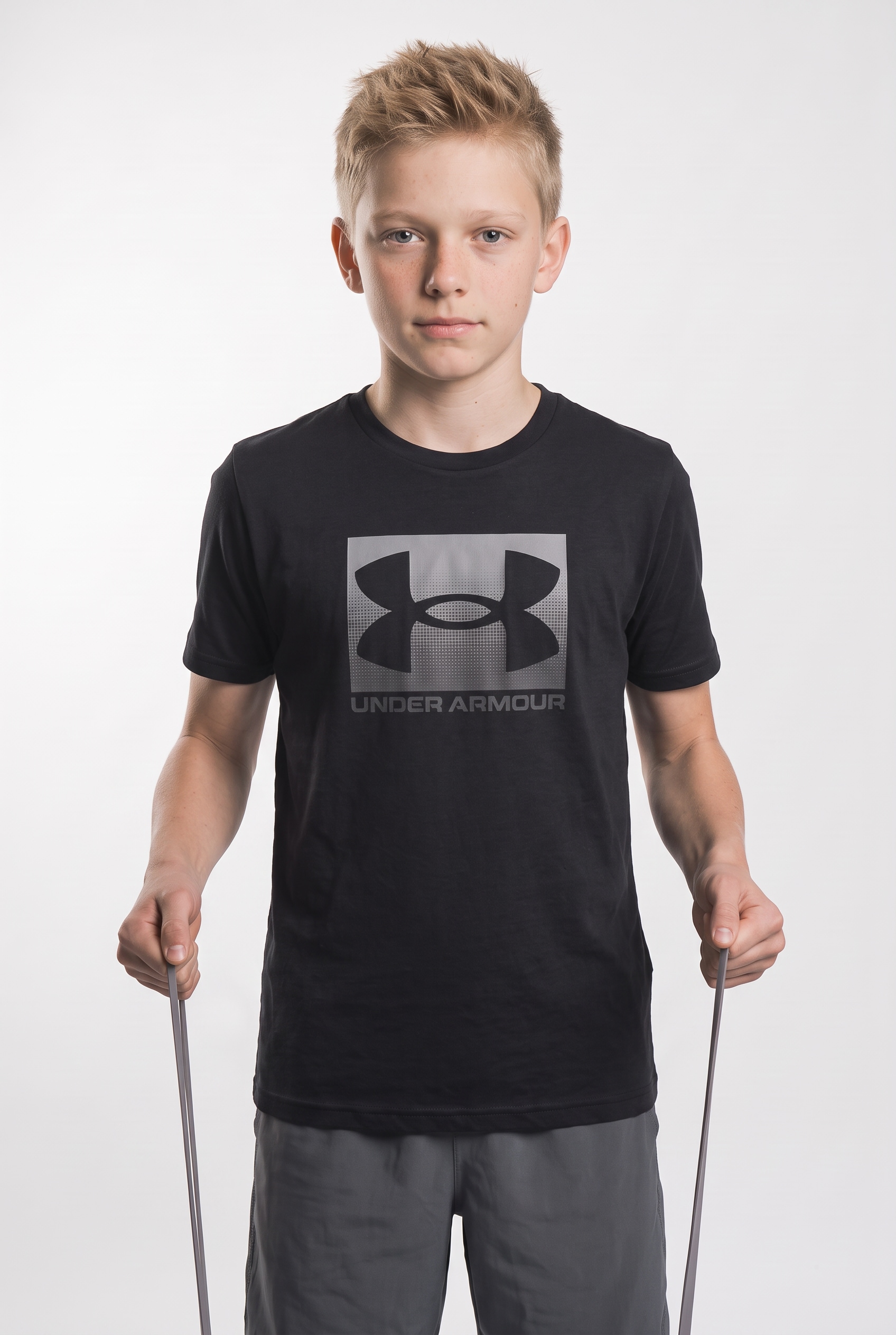 Under Armour® T-Shirt »UA B BOXED SPORTS UPDATE SS« Kurzarm, mit Rundhalsausschnitt, aus leichtem, weichem Material