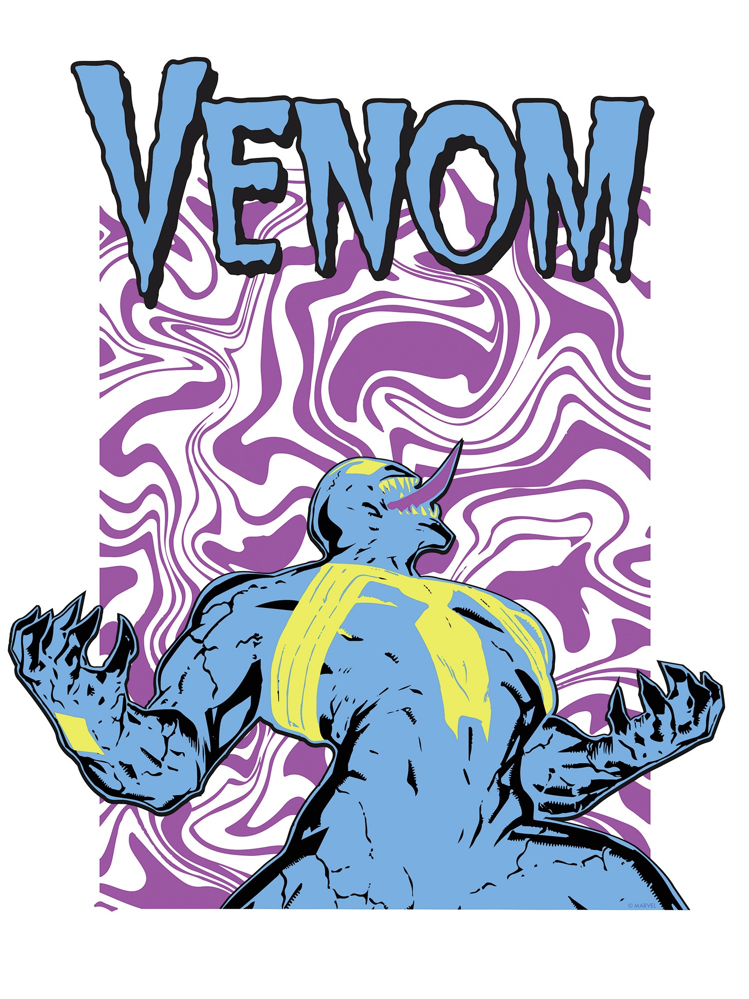Komar Wandbild »Marvel Venom Colourful Scream«, Disney, (Set, 1 St.), 30 x 40 cm (Breite x Höhe) - Kinderzimmer, Dekoration