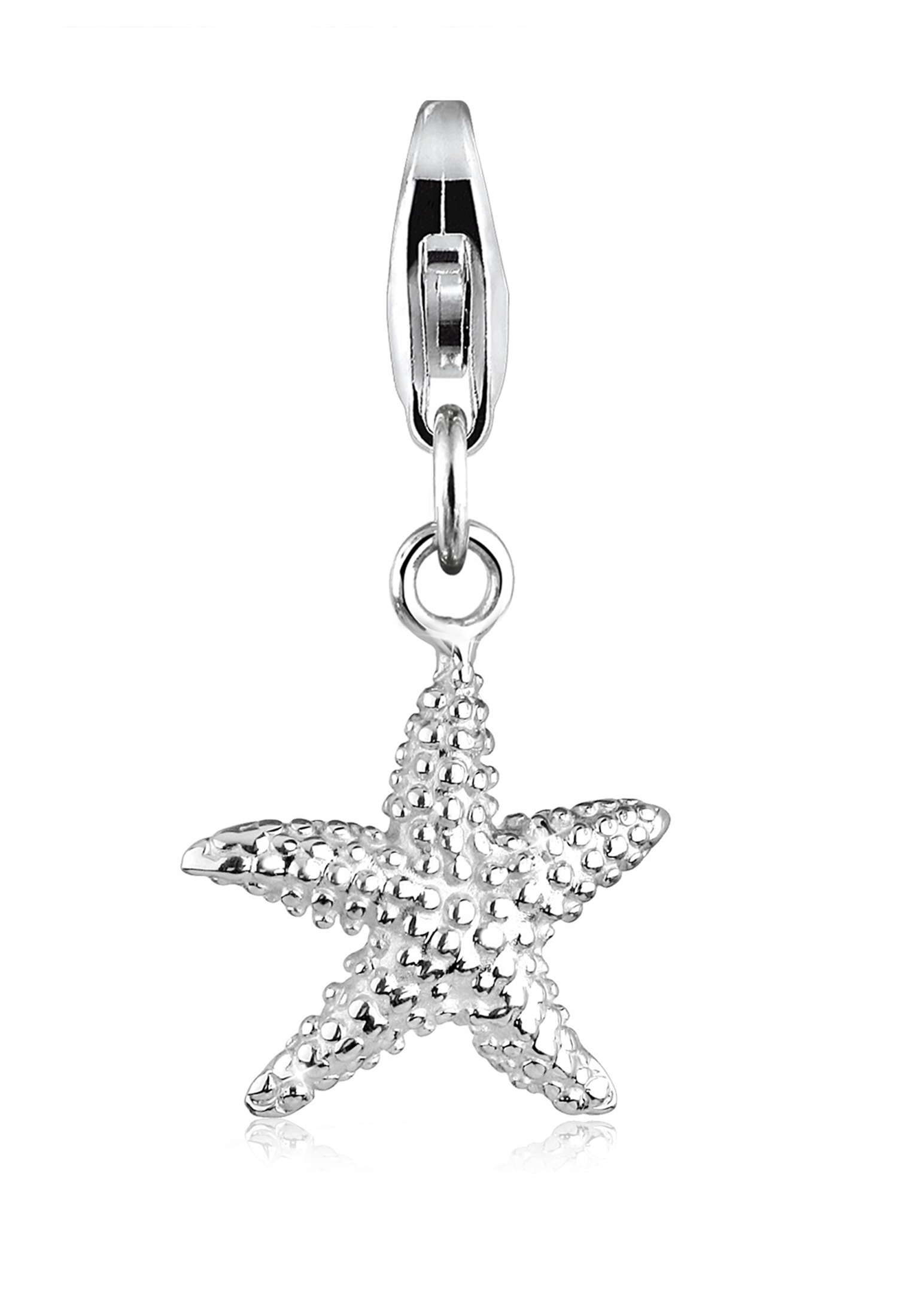 Elli Charm Blume »Charm Seestern Meer Ozean 925 Sterling Silber«