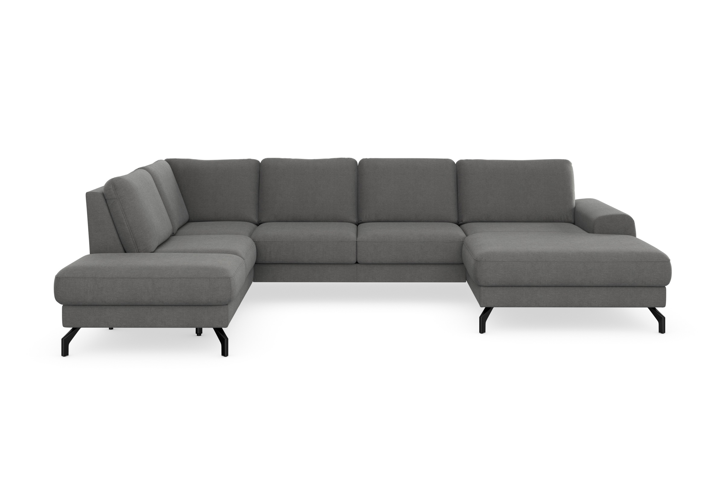 sit&more Wohnlandschaft »Cinturo U-Form«, inklusive Sitztiefenverstellung und Federkern, Sitzhöhe 45 cm