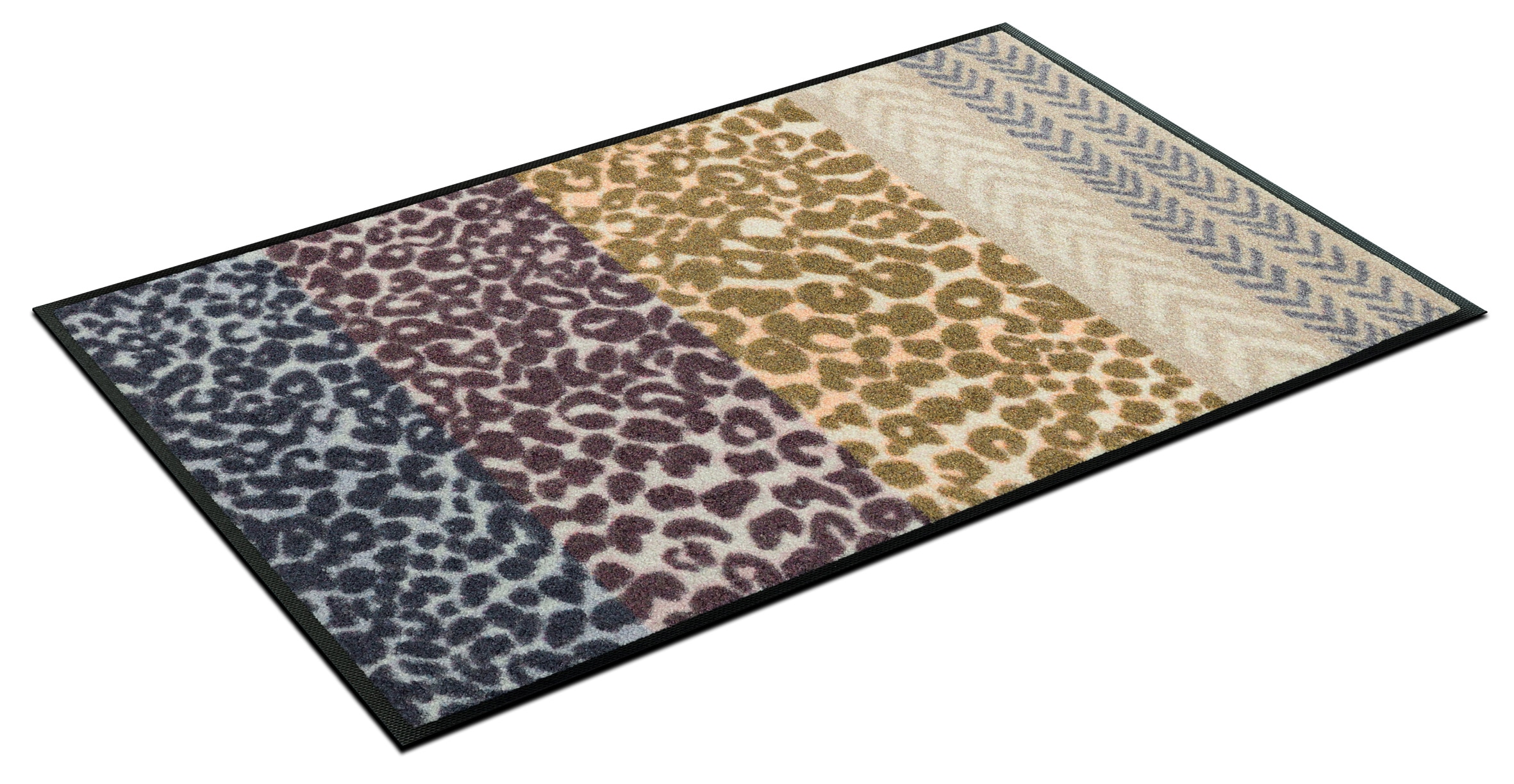 wash+dry by Kleen-Tex Fußmatte »und Läufer Safari Blend« rechteckig 7 mm Höhe