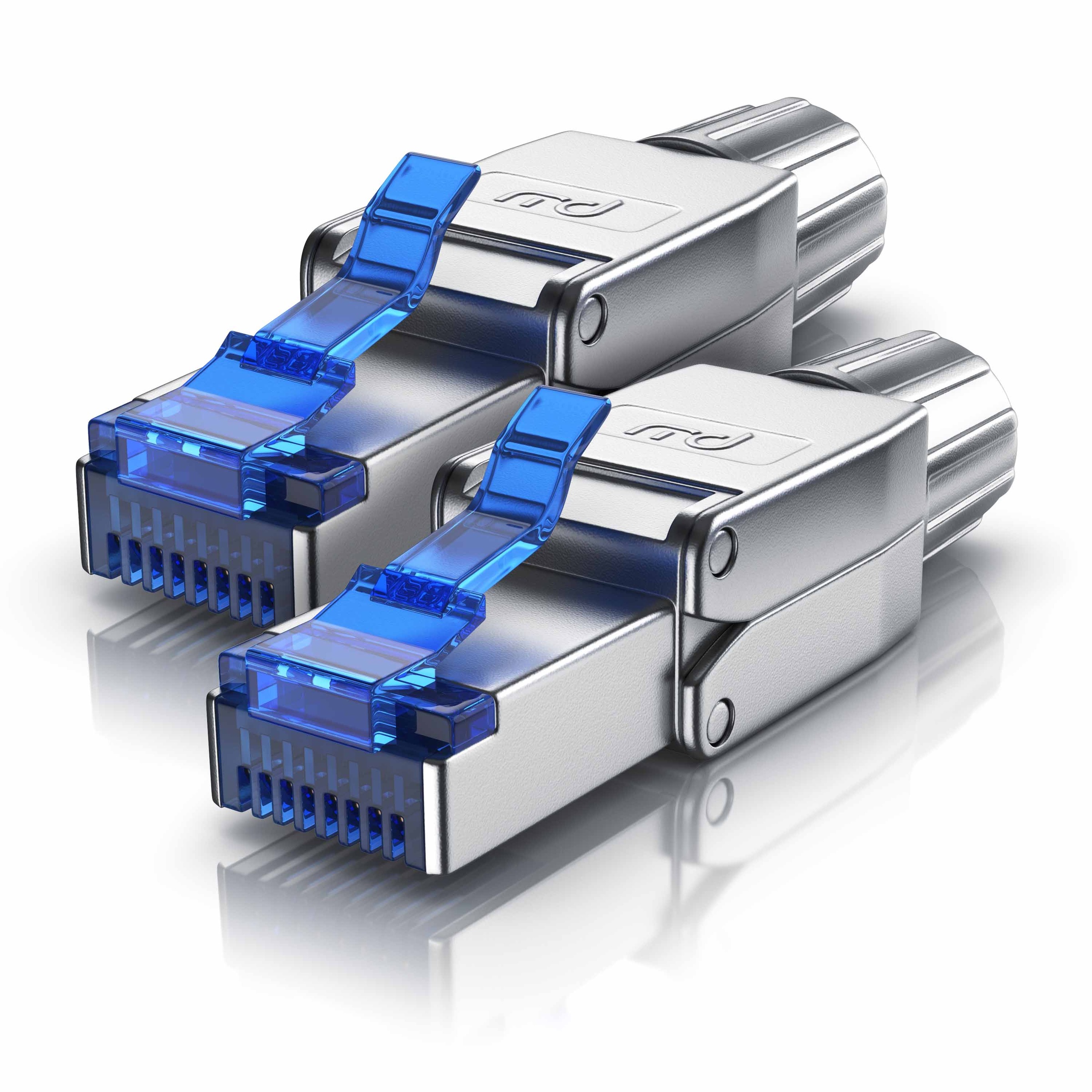 CAT.8 Netzwerkstecker für Gigabit Ethernet LAN Kabel »RJ45 Stecker...