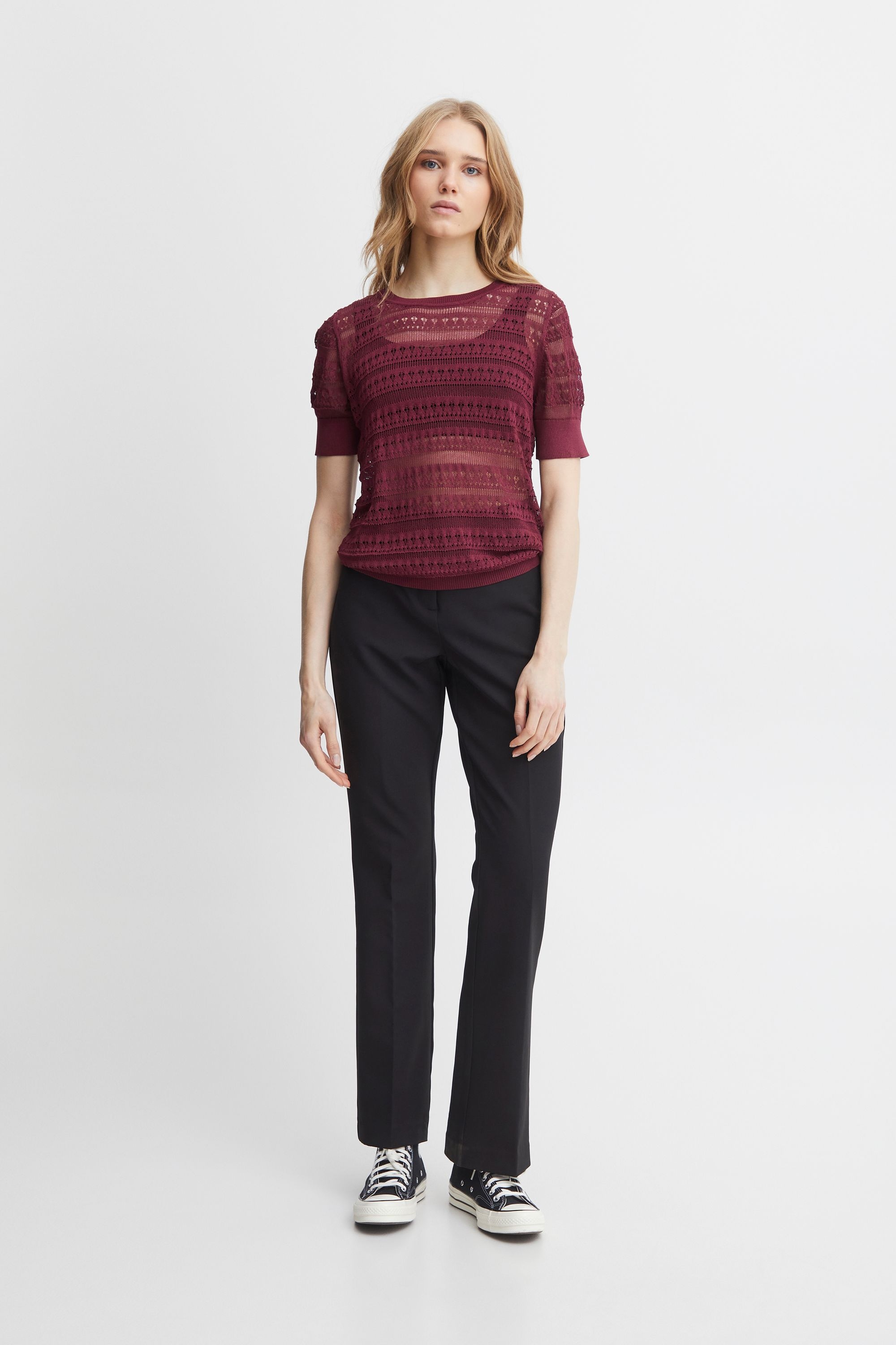 Ichi Strickfleece-Pullover »Strickpullover IHMarinda«