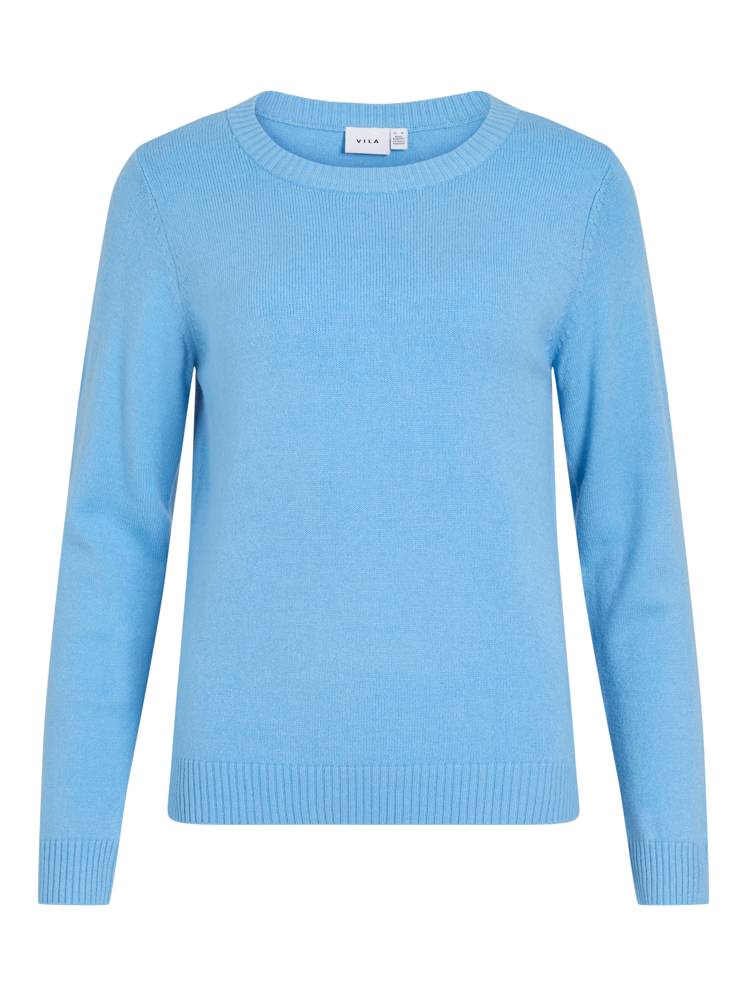 Vila Rundhalspullover »VIRIL O-NECK L/S  KNIT TOP - NOOS« Viskosemischung, regular fit