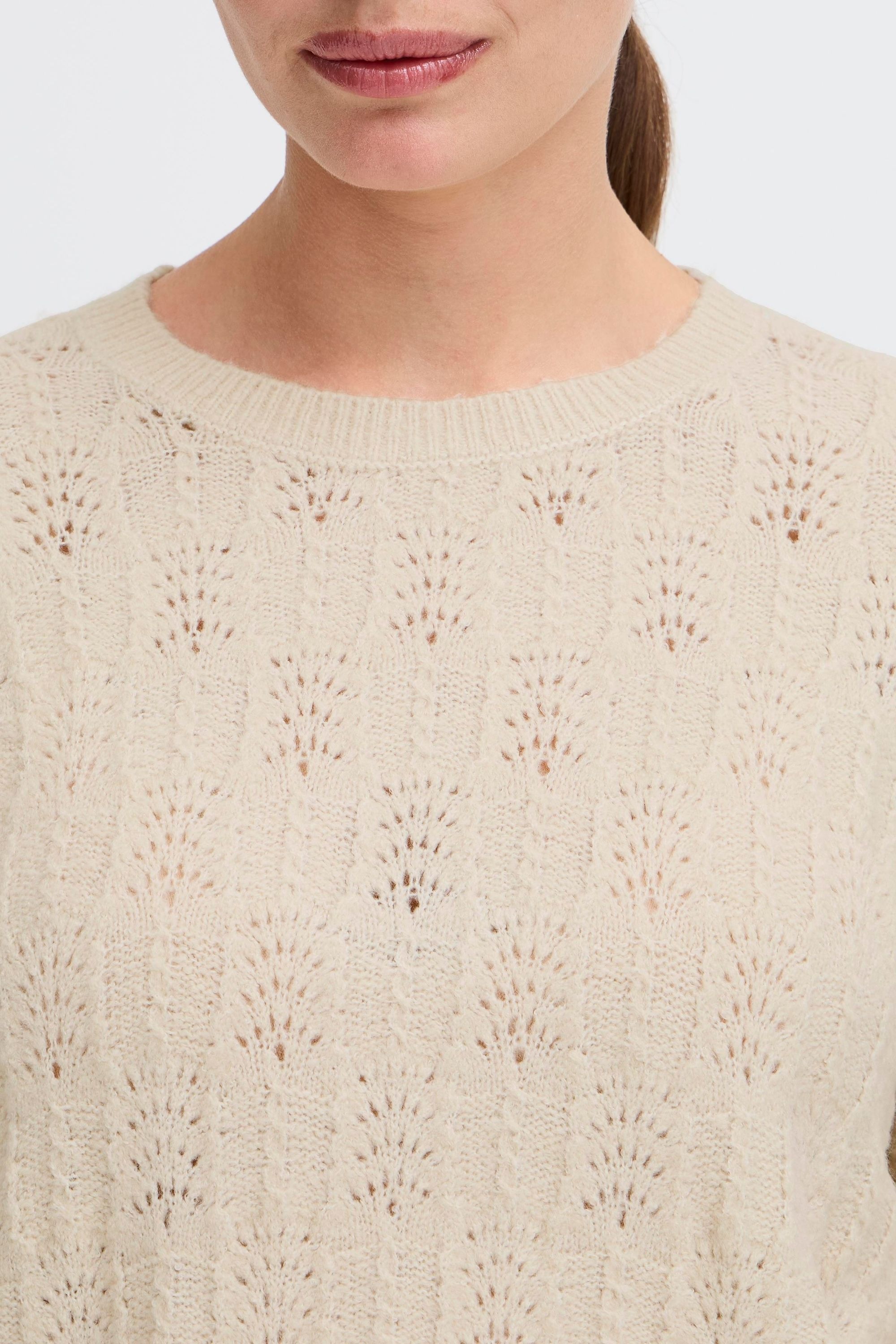 OXMO Strickfleece-Pullover »Strickpullover OXFSINVA«