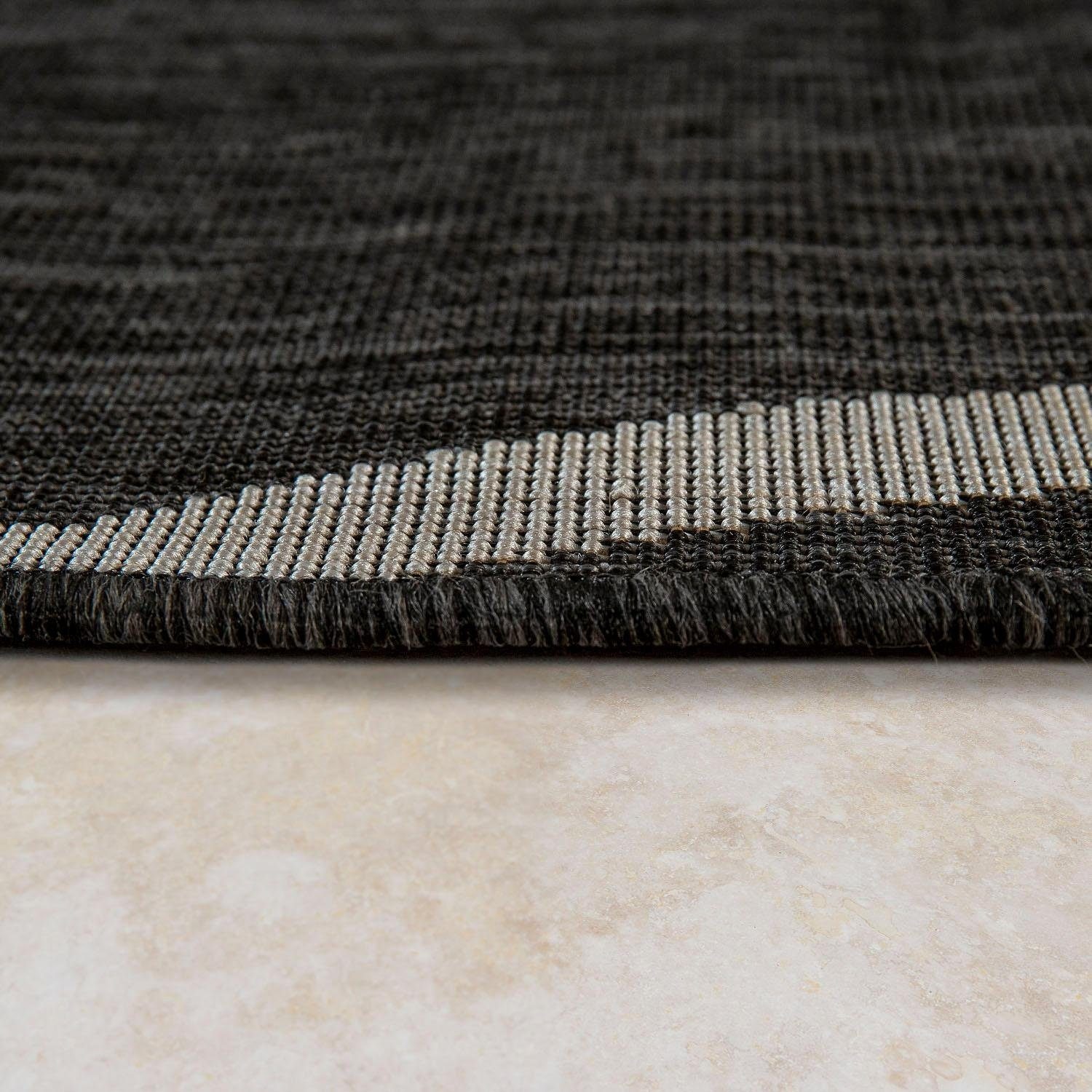 Paco Home Teppich »Coco 208«, rechteckig, 4 mm Höhe, Flachgewebe, In- und Outdoor geeignet, ideal Wohnzimmer & Schlafzimmer